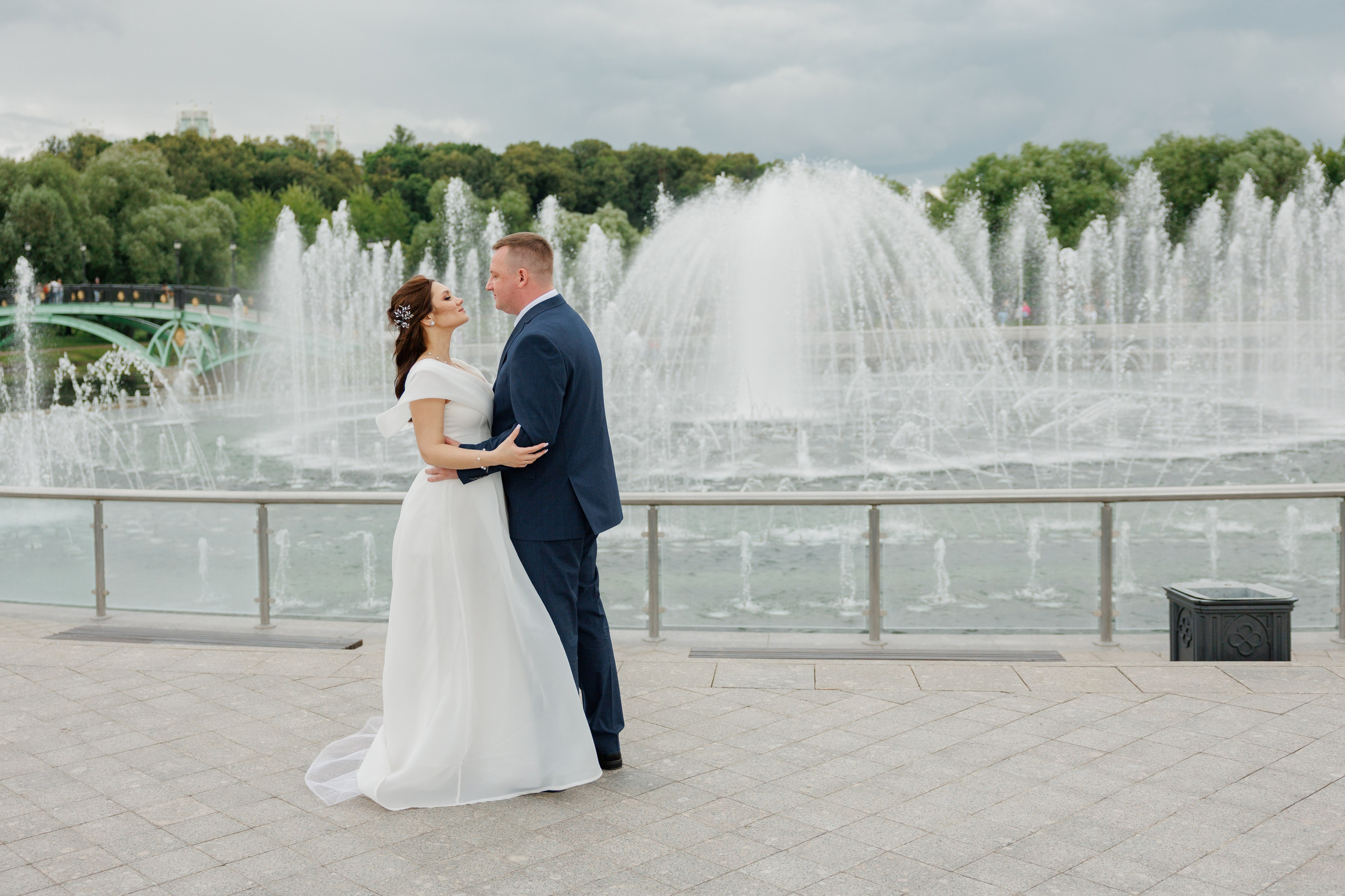 Свадебная фотосессия в Царицыно. Свадебная съёмка в Москве