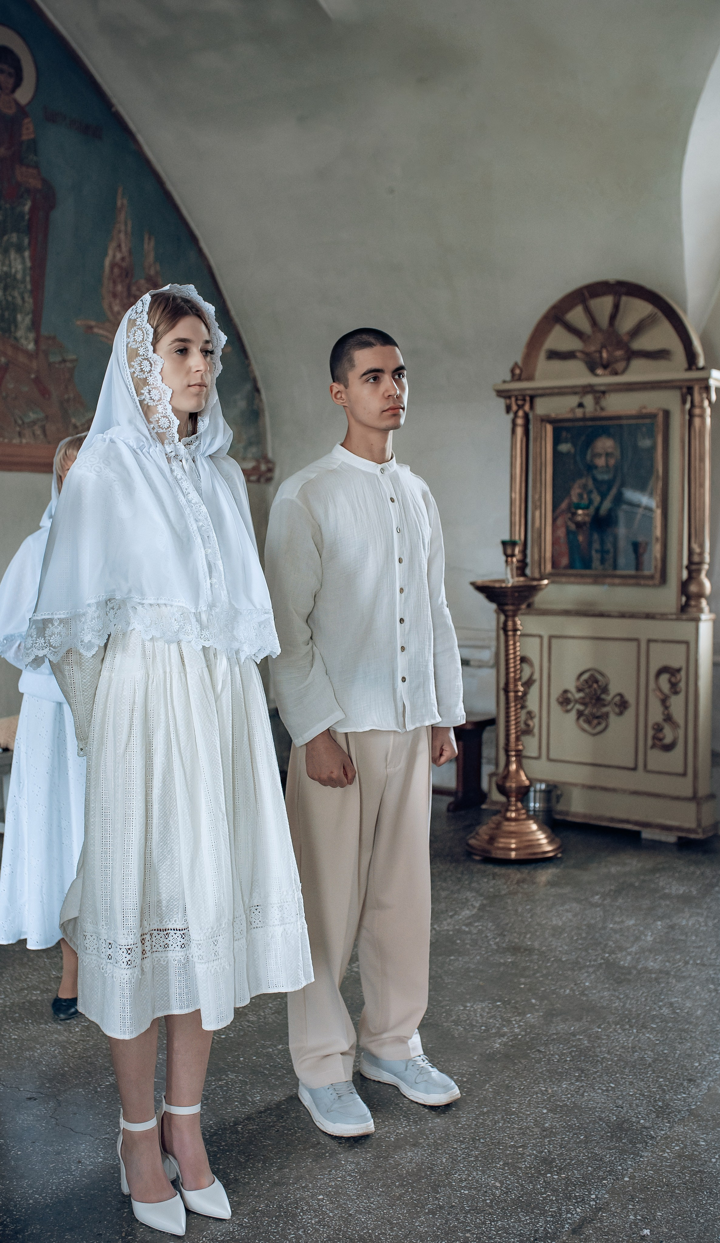 Крещение Машеньки в Свято-Троицком соборе Емельяново. Фотографы крещения/венчания  Красноярск Татьяна и Вячеслав Переваловы