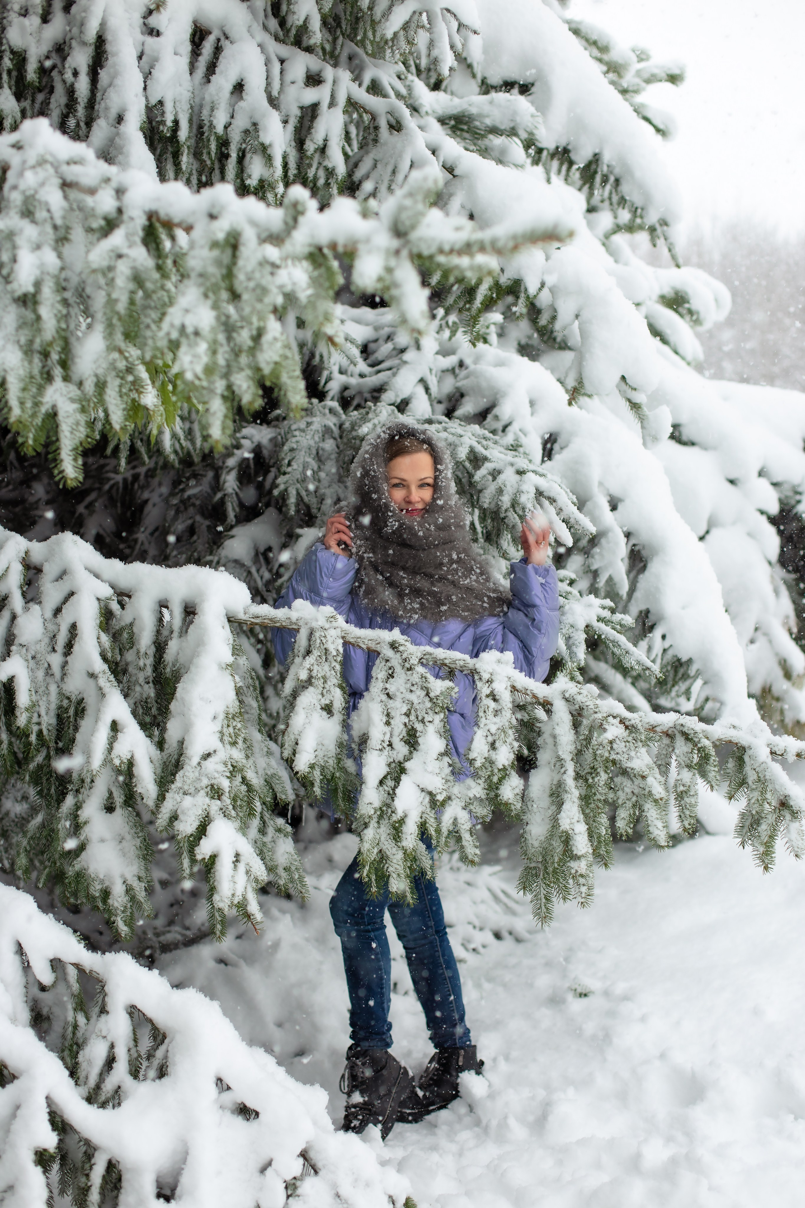 Катя и Тима. Когда выпал снег. Фотограф в Калининграде Решетникова Алина