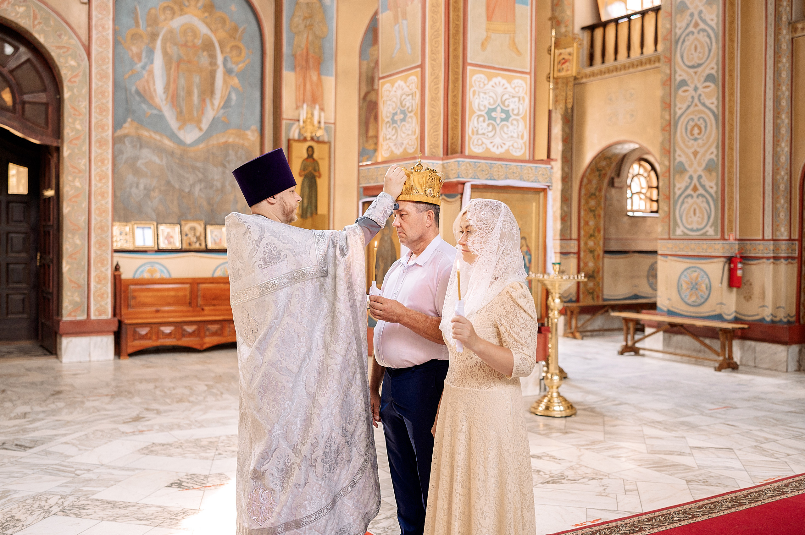 Венчание Вячеслав и Ирина. Семейный, свадебный, школьный фотограф в Железногорске Целуев Андрей