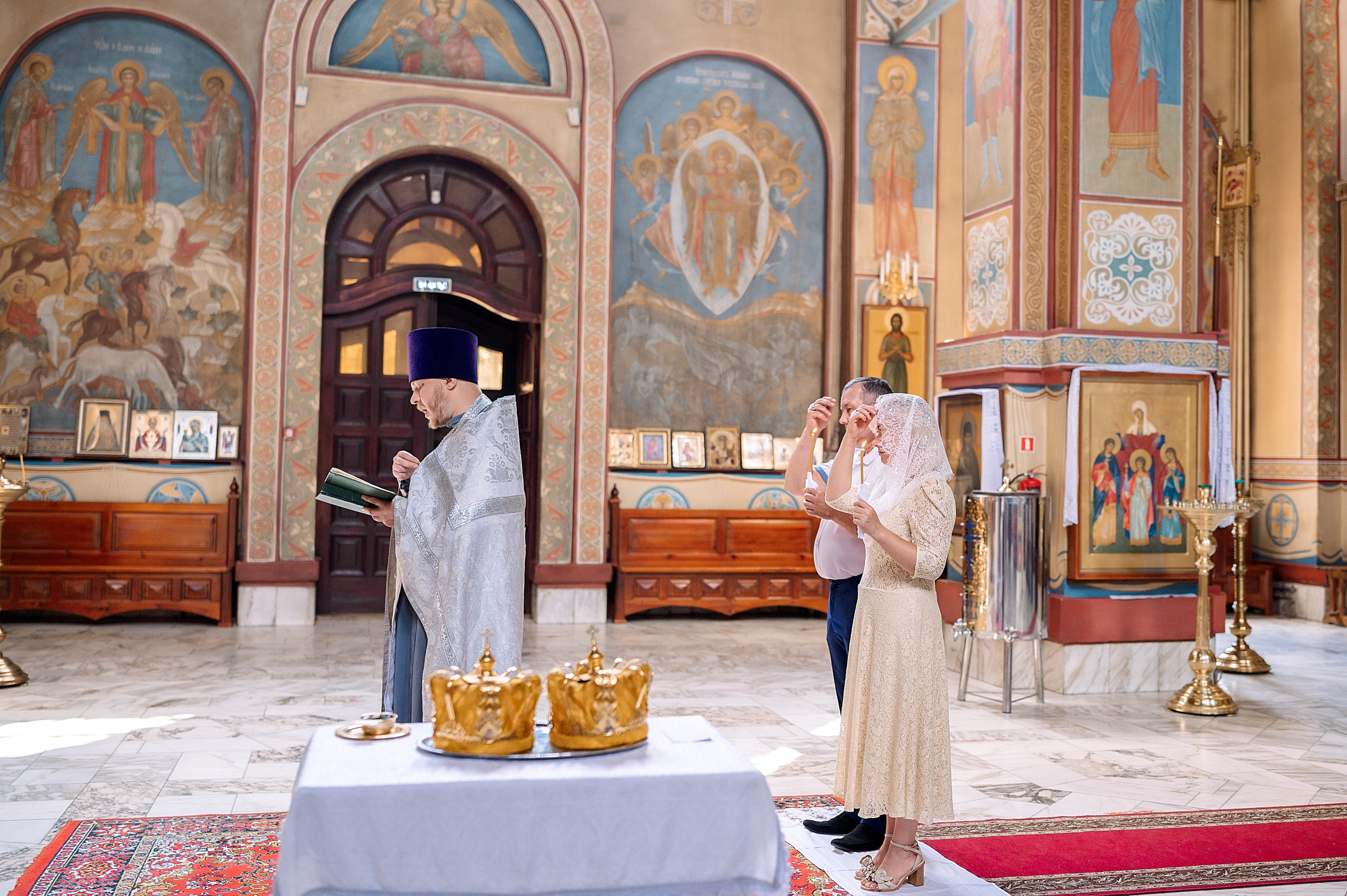 Венчание Вячеслав и Ирина. Семейный, свадебный, школьный фотограф в Железногорске Целуев Андрей