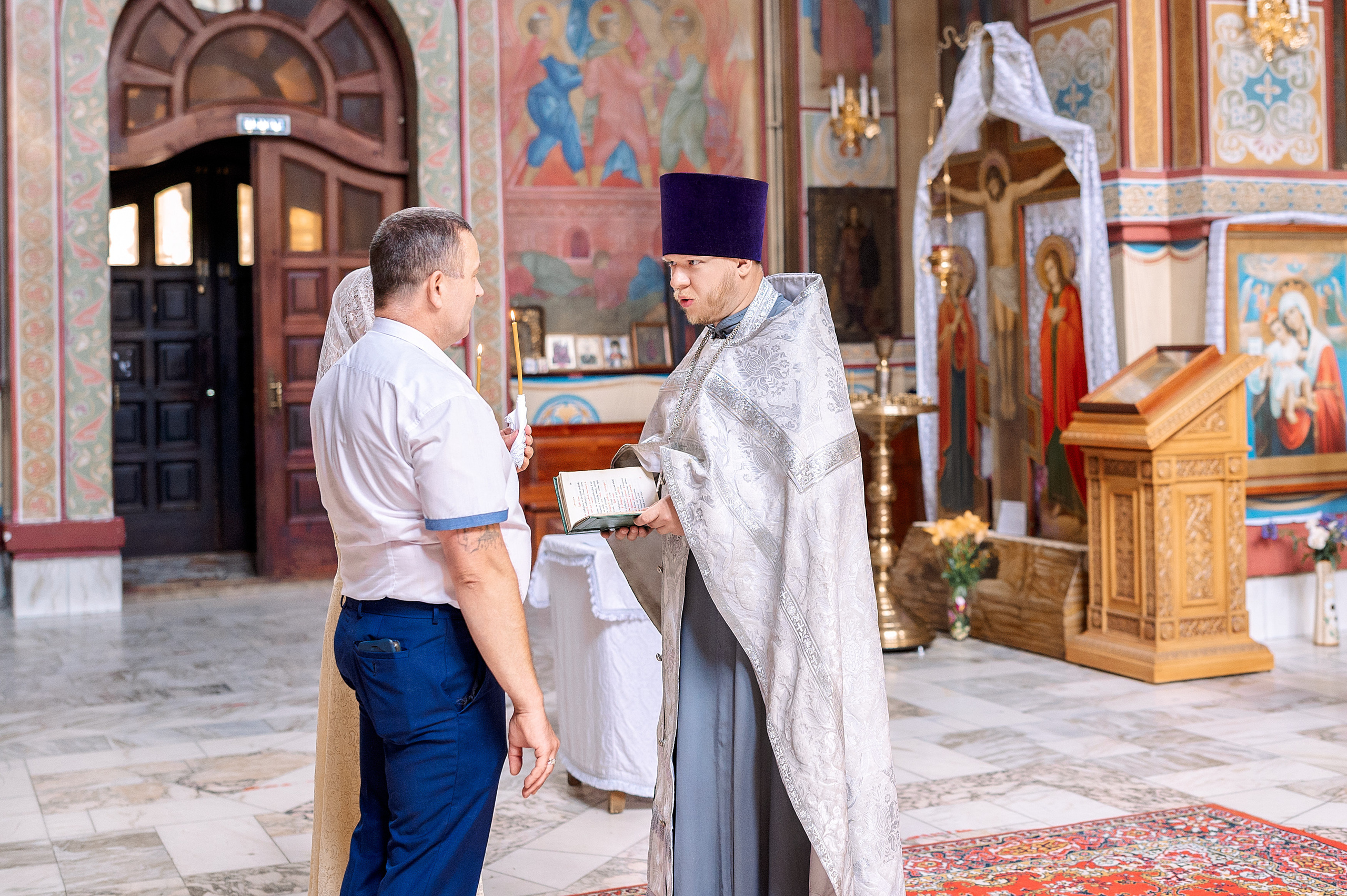 Венчание Вячеслав и Ирина. Семейный, свадебный, школьный фотограф в Железногорске Целуев Андрей