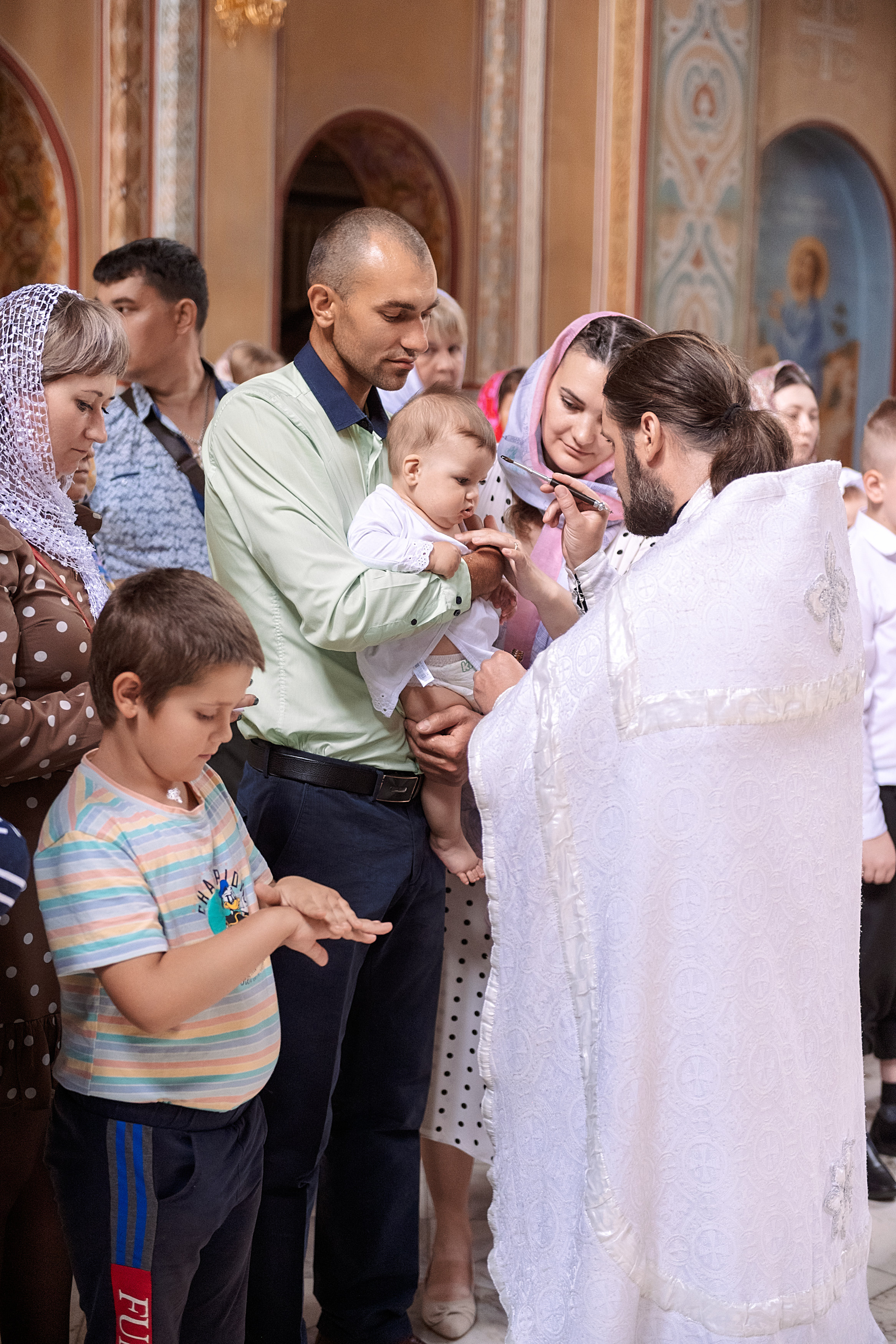 Крещение Артема. Семейный, свадебный, школьный фотограф в Железногорске Целуев Андрей