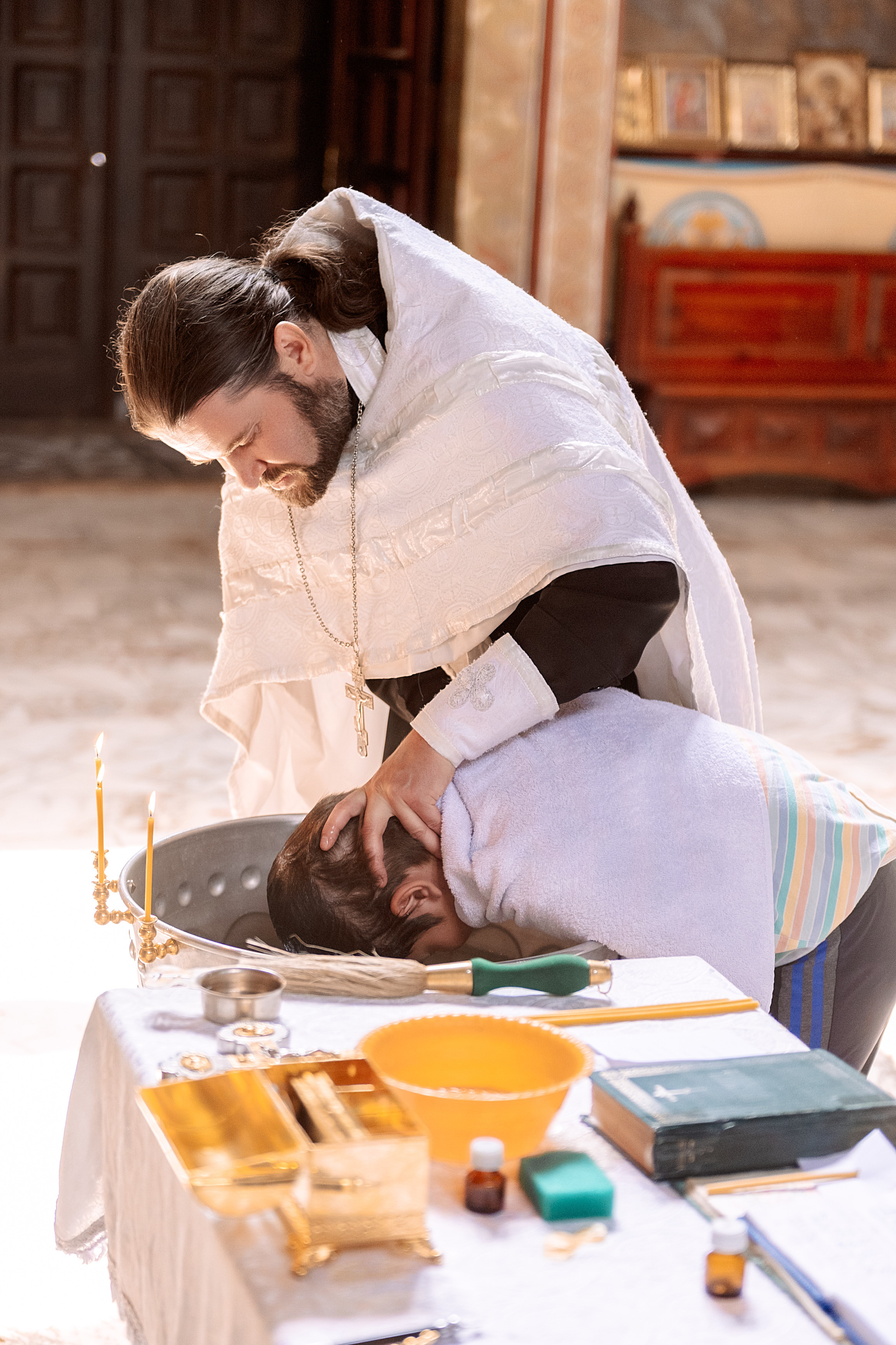 Крещение Артема. Семейный, свадебный, школьный фотограф в Железногорске Целуев Андрей