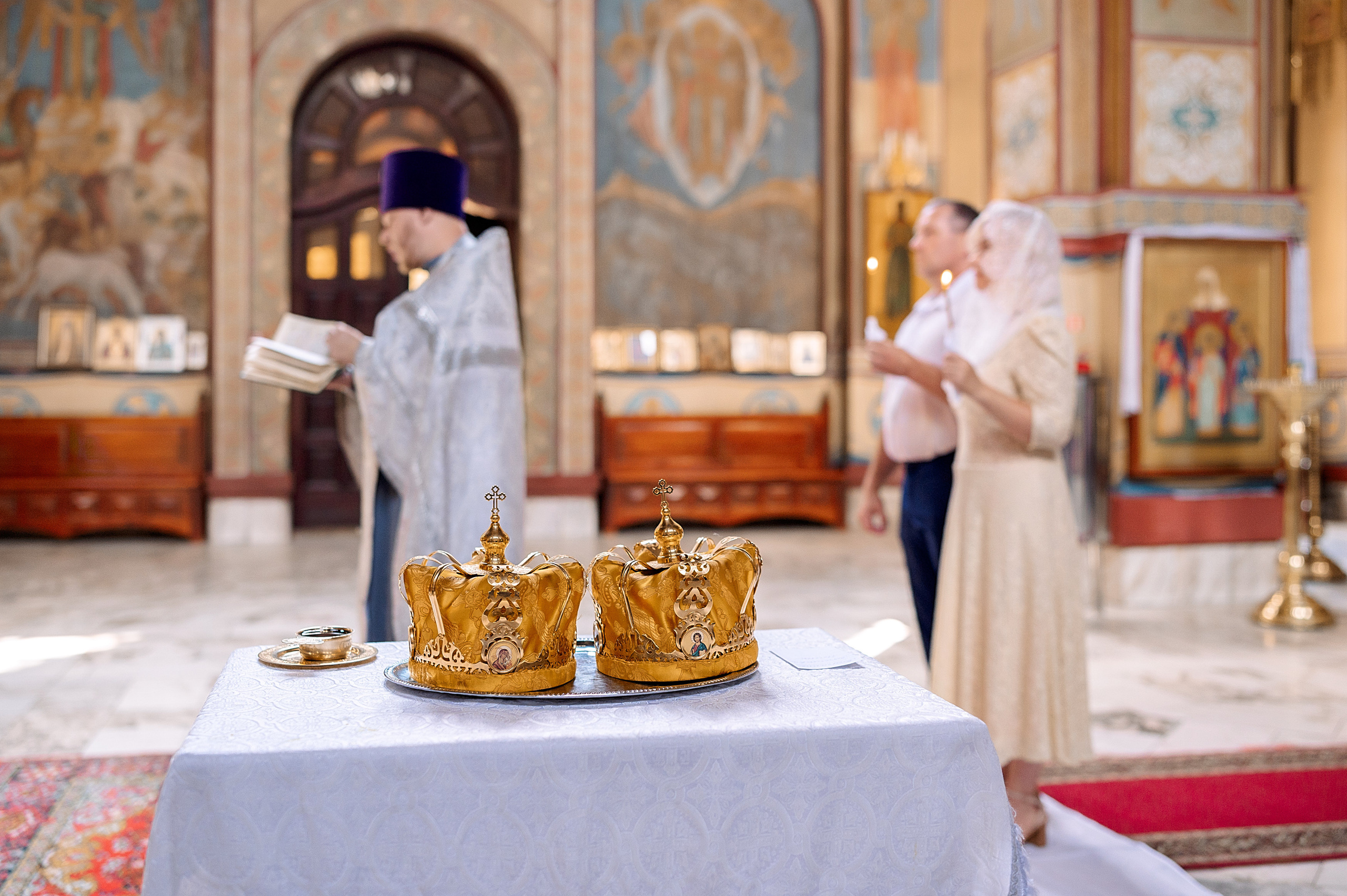 Венчание Вячеслав и Ирина. Семейный, свадебный, школьный фотограф в Железногорске Целуев Андрей