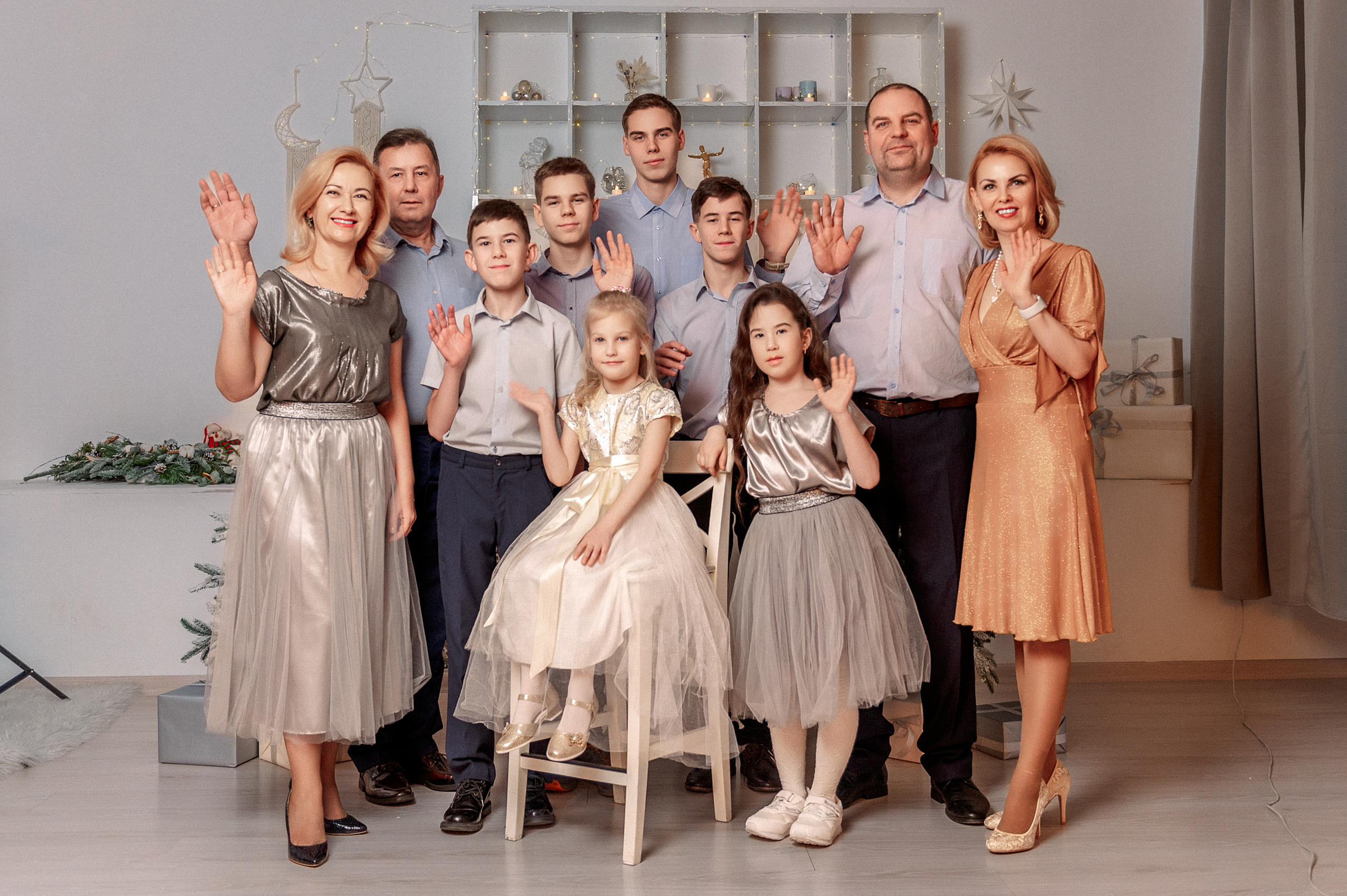 Семья Александриных и Аржанниковых. Семейный, свадебный, школьный фотограф в Железногорске Целуев Андрей