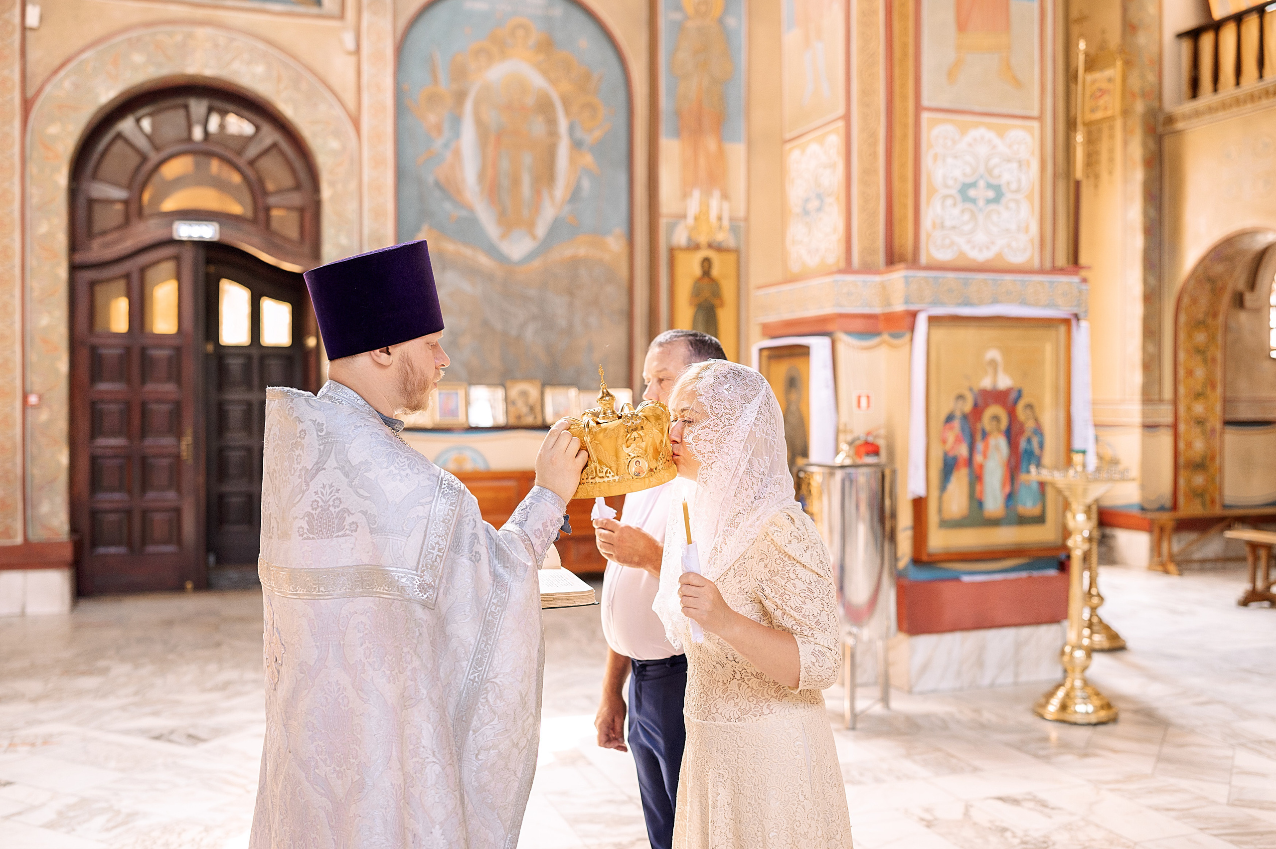 Венчание Вячеслав и Ирина. Семейный, свадебный, школьный фотограф в Железногорске Целуев Андрей