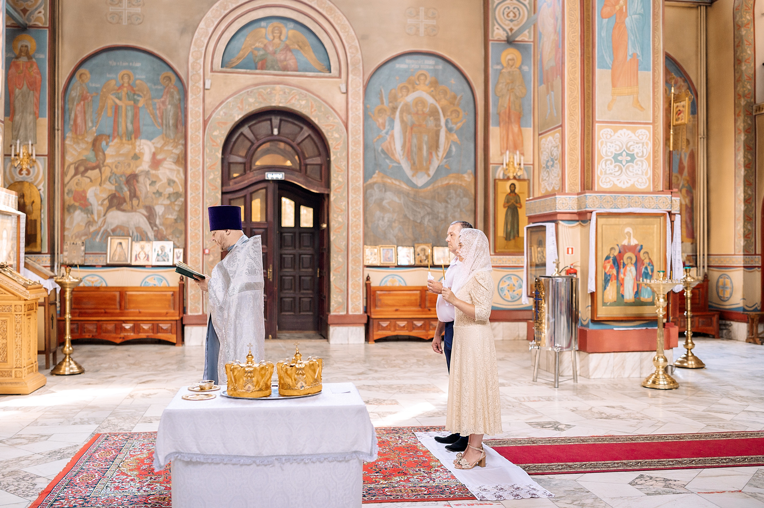 Венчание Вячеслав и Ирина. Семейный, свадебный, школьный фотограф в Железногорске Целуев Андрей