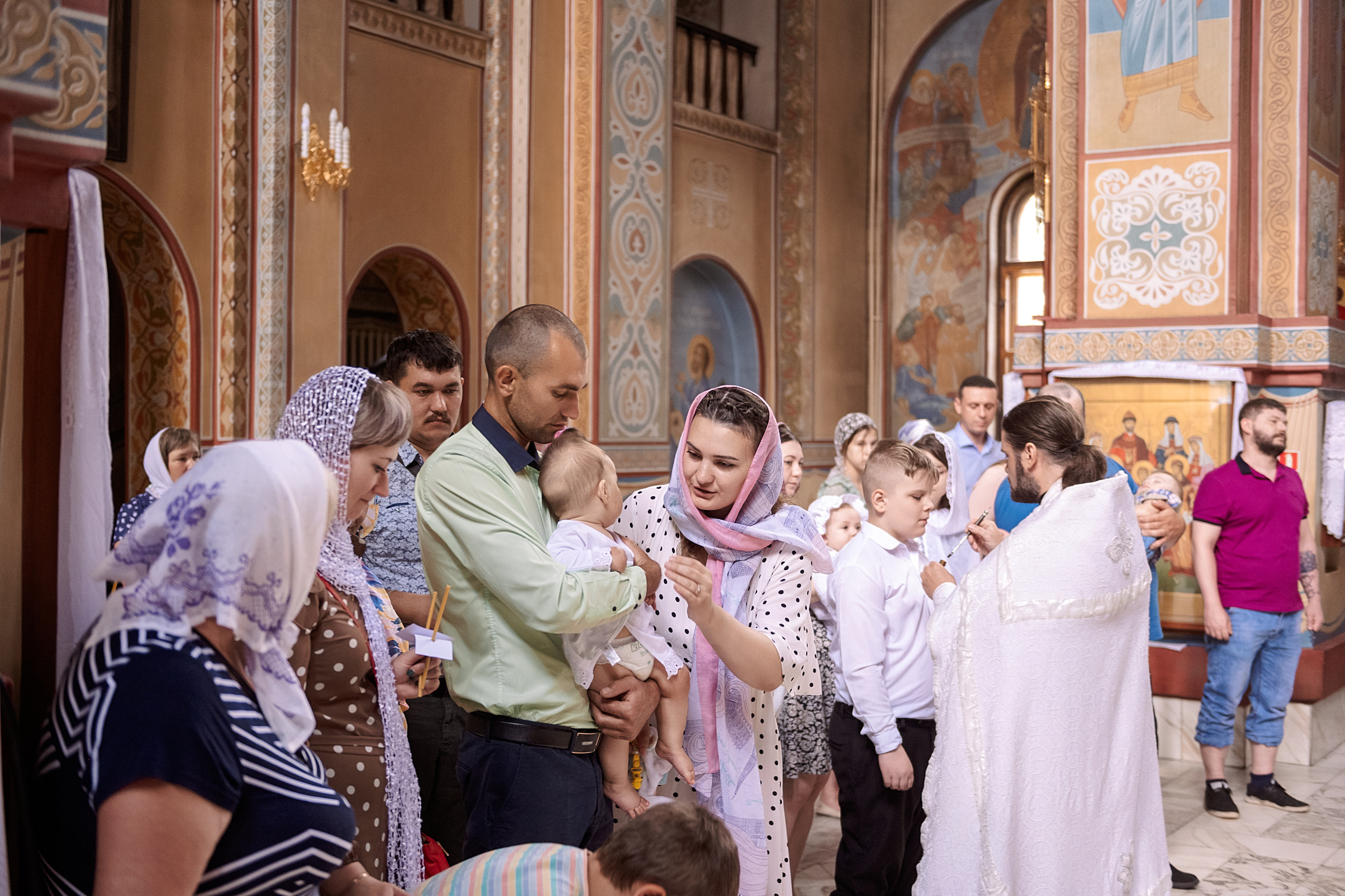 Крещение Артема. Семейный, свадебный, школьный фотограф в Железногорске Целуев Андрей
