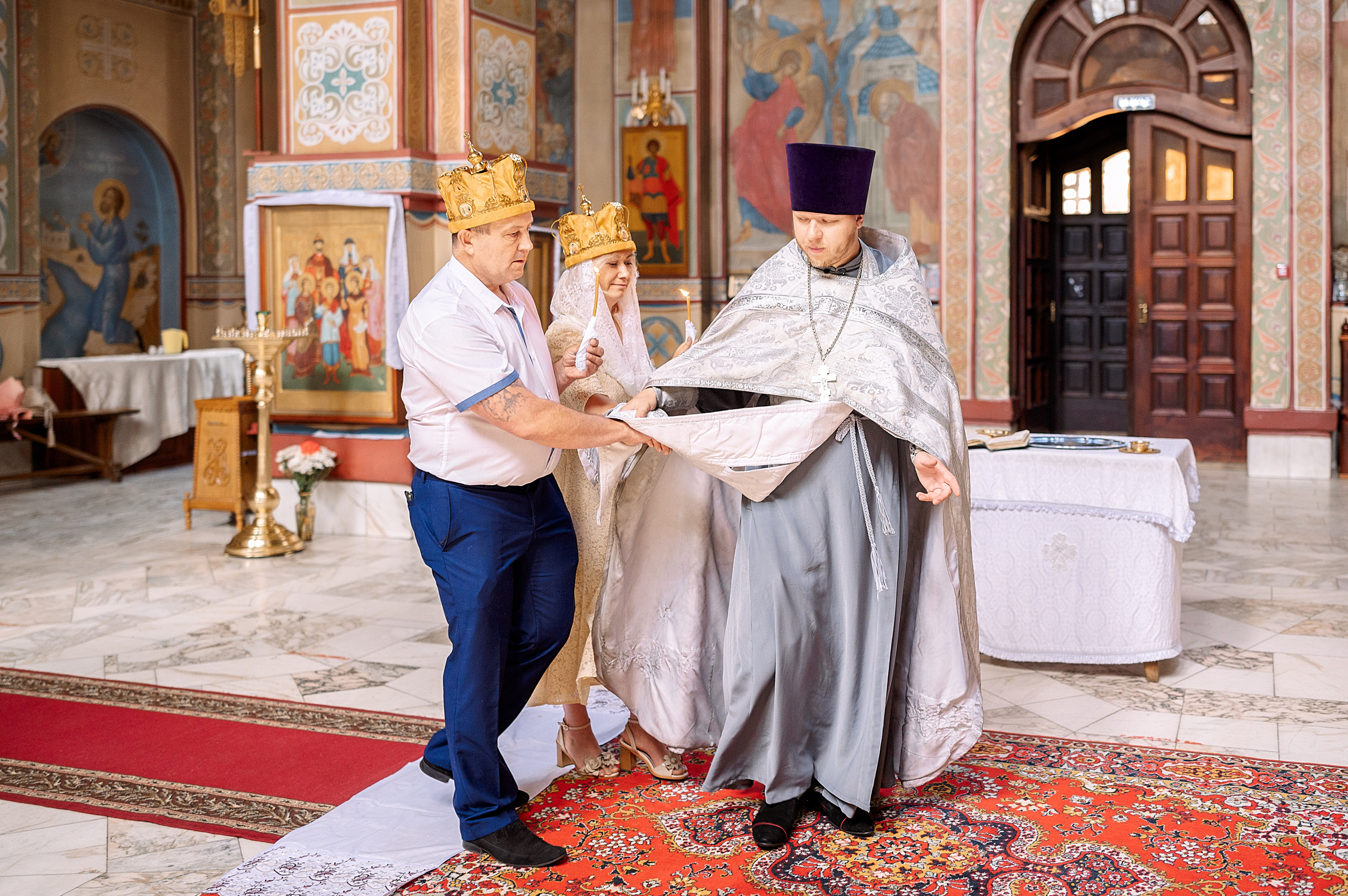 Венчание Вячеслав и Ирина. Семейный, свадебный, школьный фотограф в Железногорске Целуев Андрей