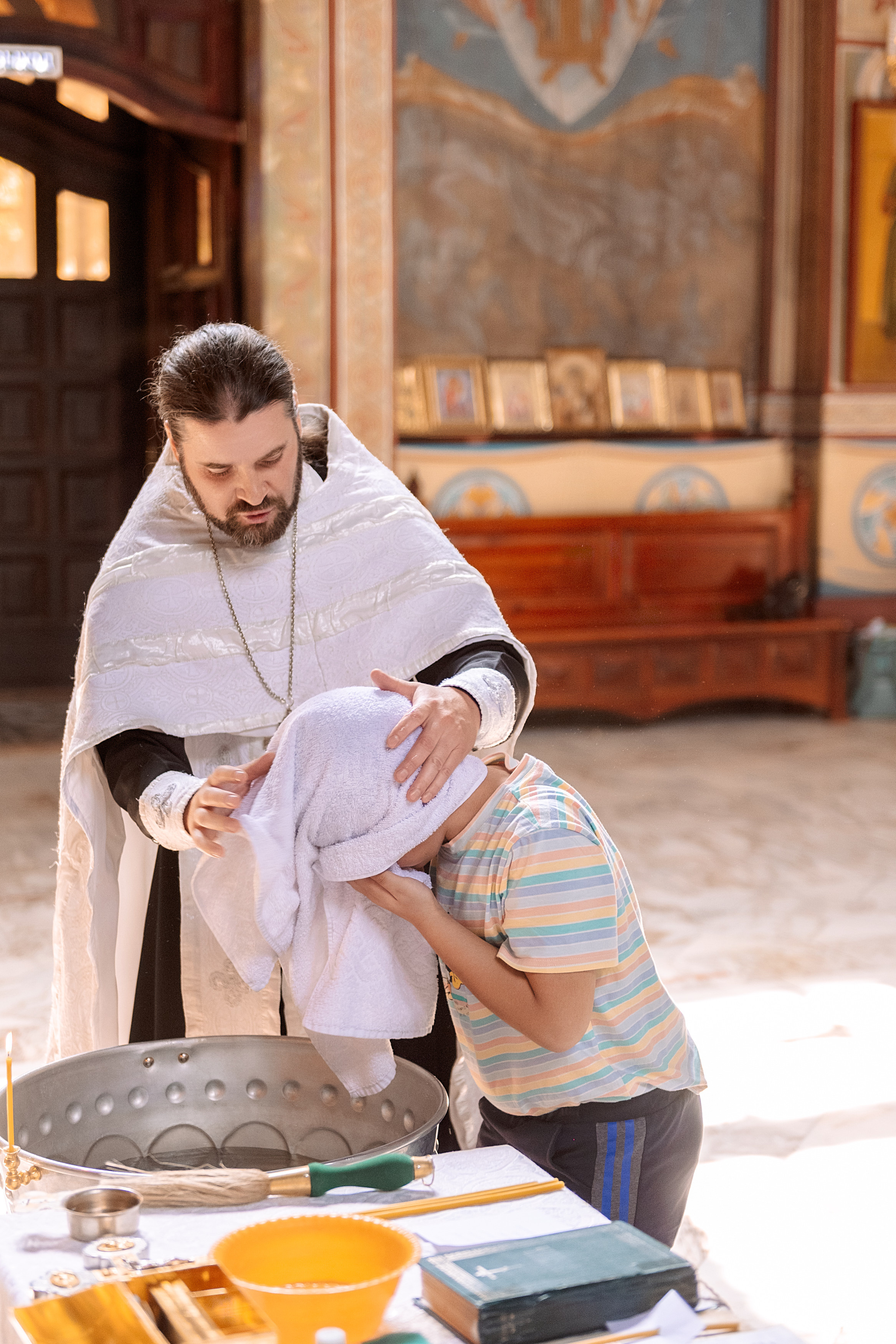 Крещение Артема. Семейный, свадебный, школьный фотограф в Железногорске Целуев Андрей