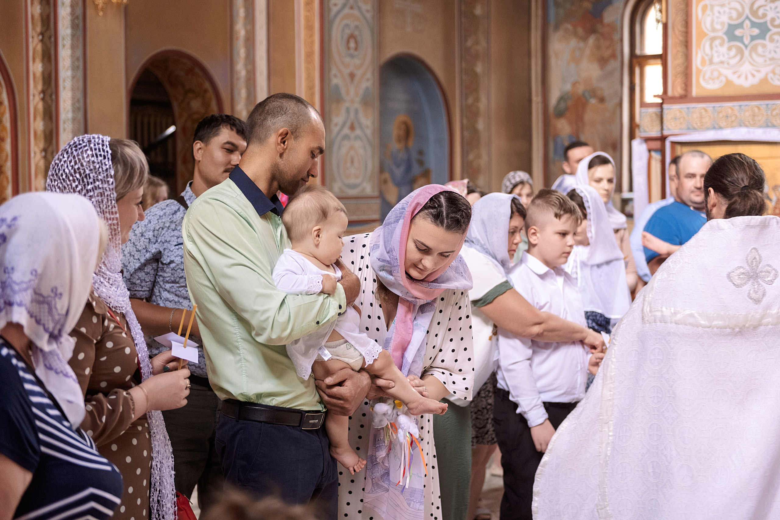 Крещение Артема. Семейный, свадебный, школьный фотограф в Железногорске Целуев Андрей