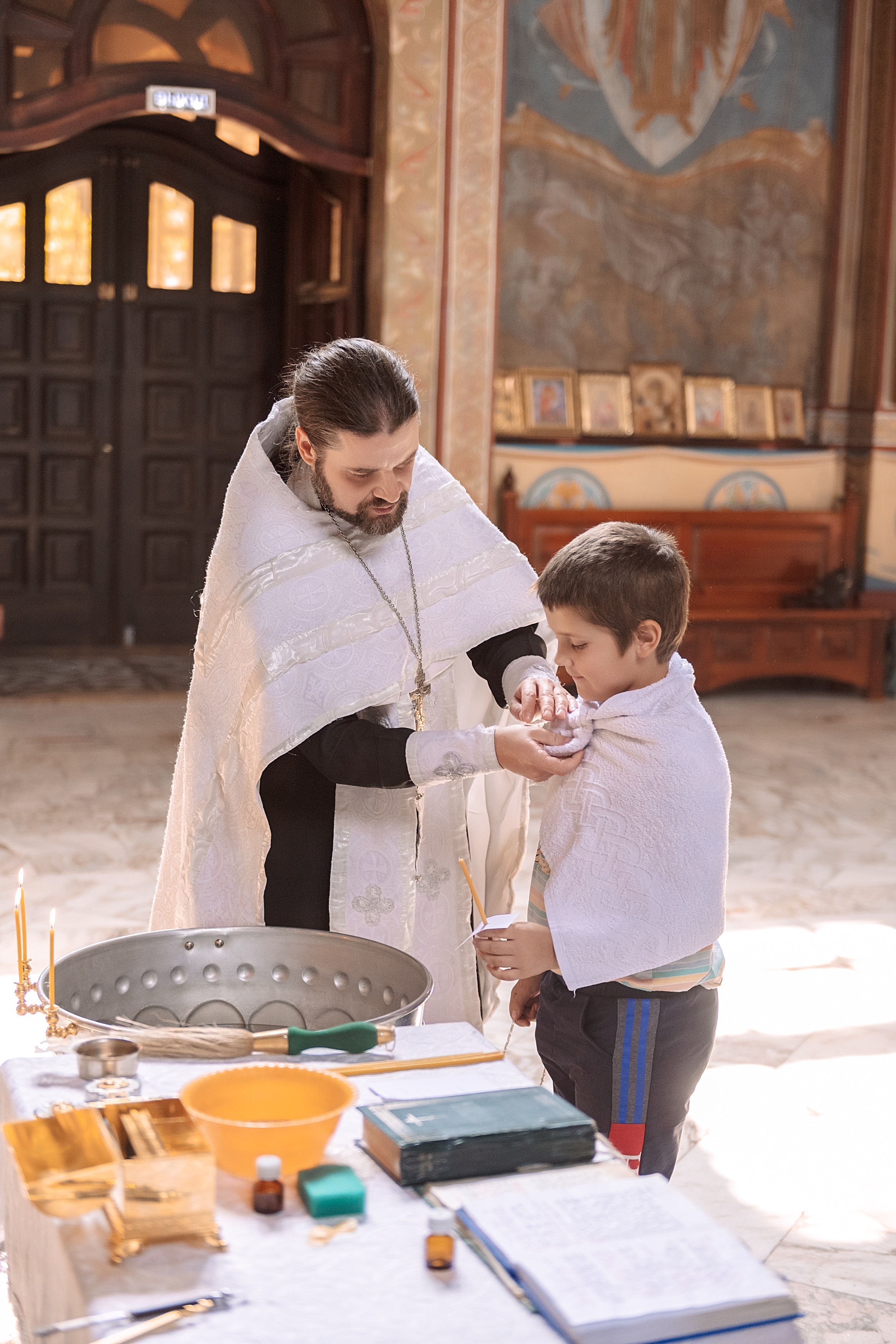 Крещение Артема. Семейный, свадебный, школьный фотограф в Железногорске Целуев Андрей