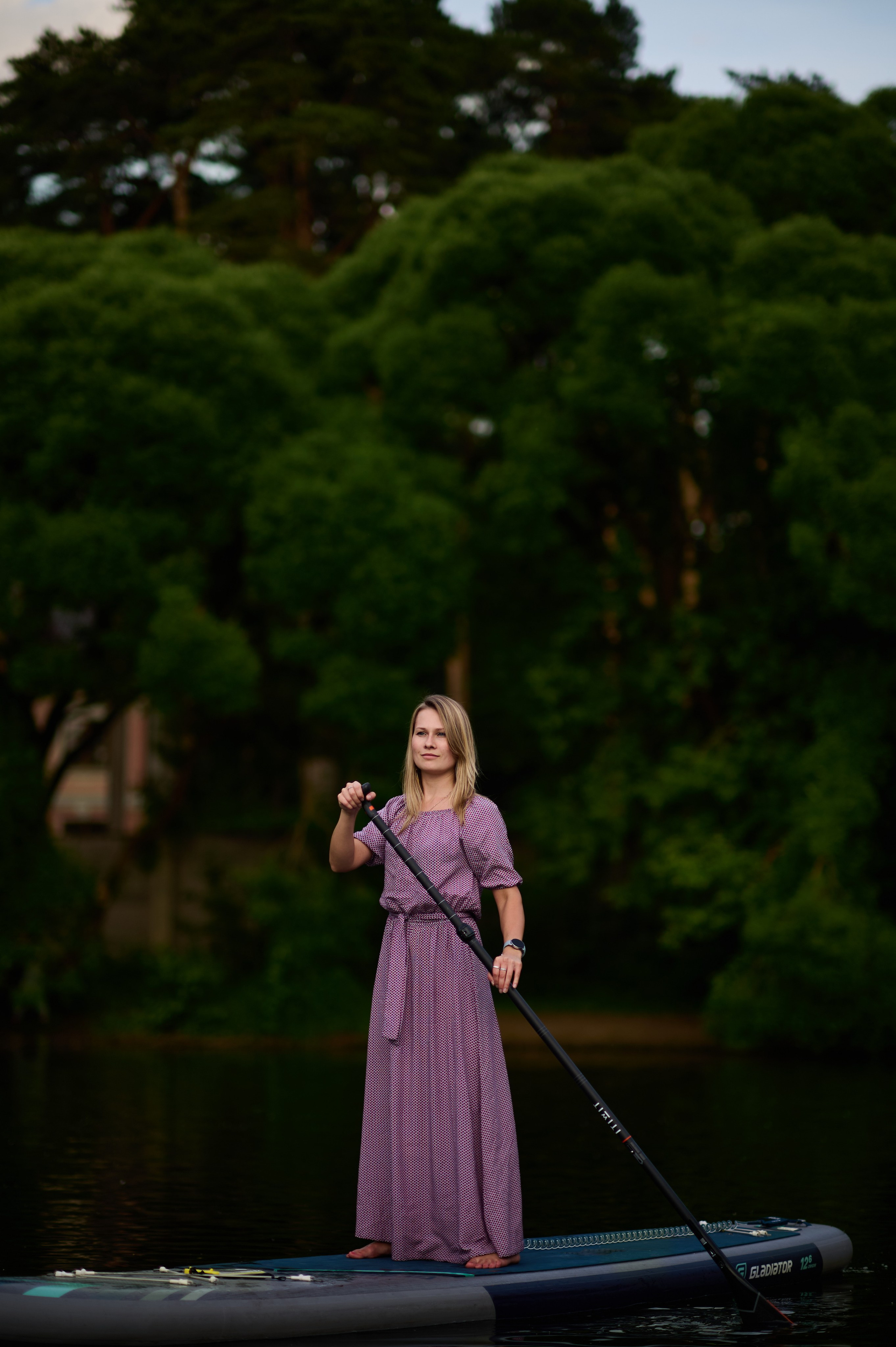 Катя. Фотосъемки на сапах, Москва. Сплавы на сапах