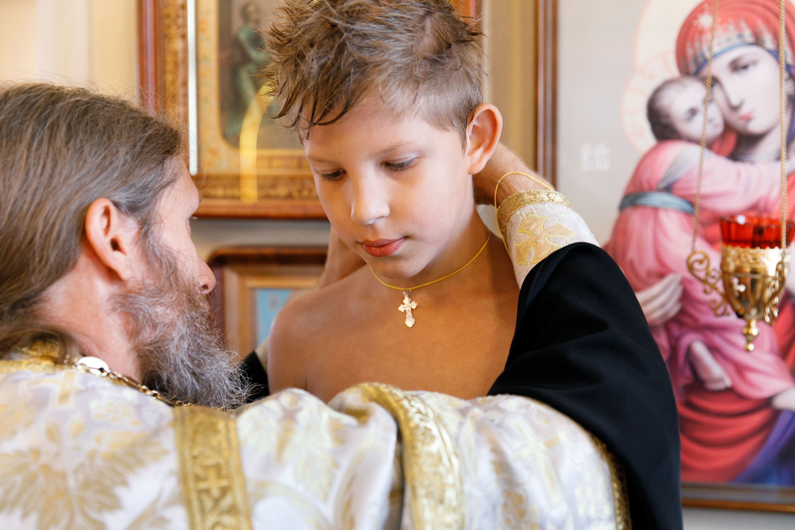 Крещение Игната и Елисея. Свадебный, семейный и школьный фотограф в Сызрани Максим Баталов