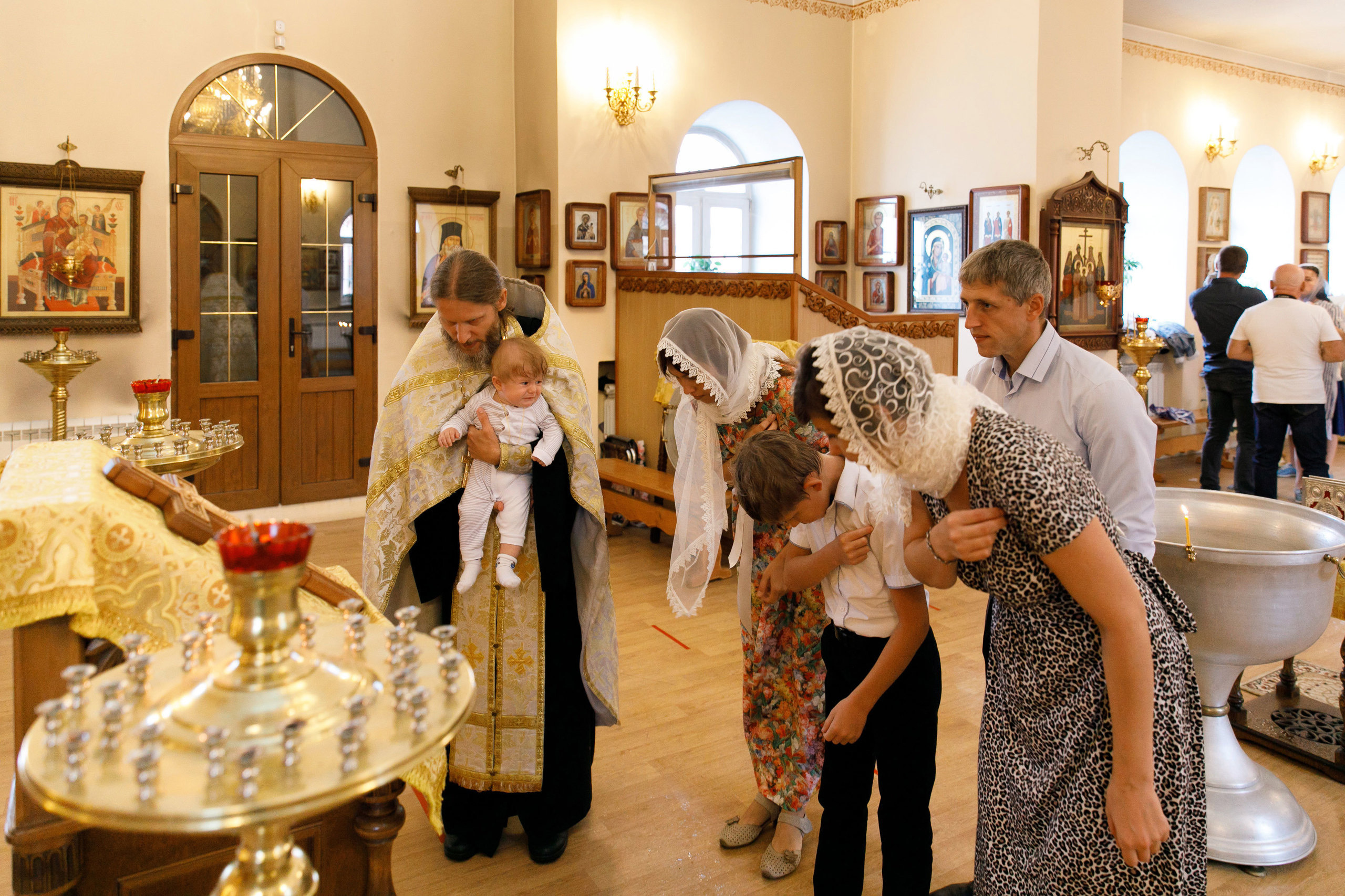Крещение Игната и Елисея. Свадебный, семейный и школьный фотограф в Сызрани Максим Баталов