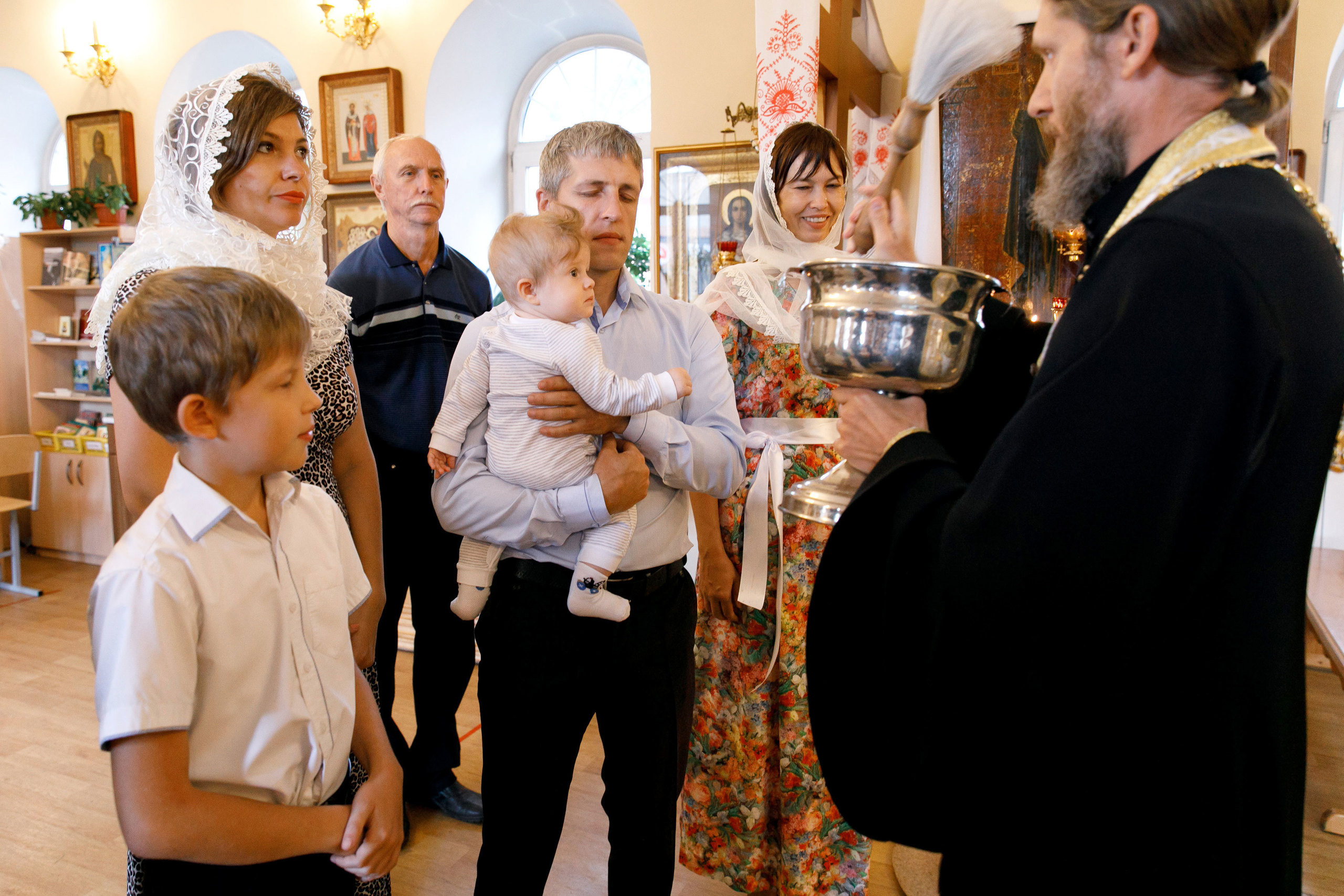 Крещение Игната и Елисея. Свадебный, семейный и школьный фотограф в Сызрани Максим Баталов