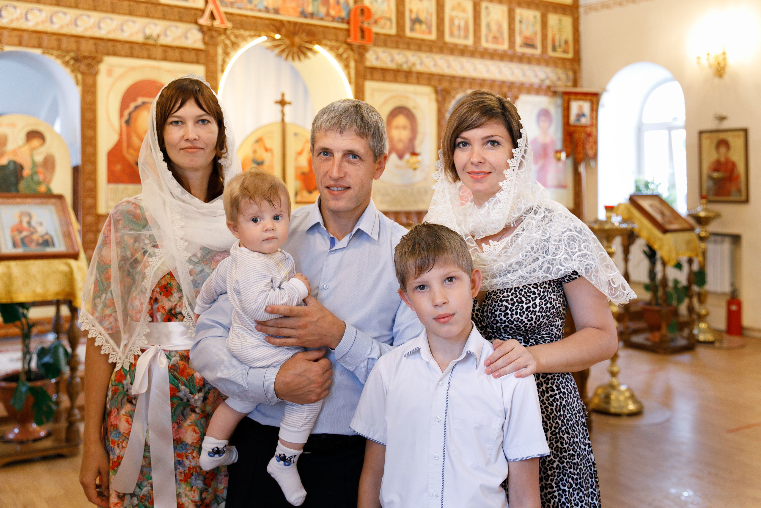 Крещение Игната и Елисея. Свадебный, семейный и школьный фотограф в Сызрани Максим Баталов