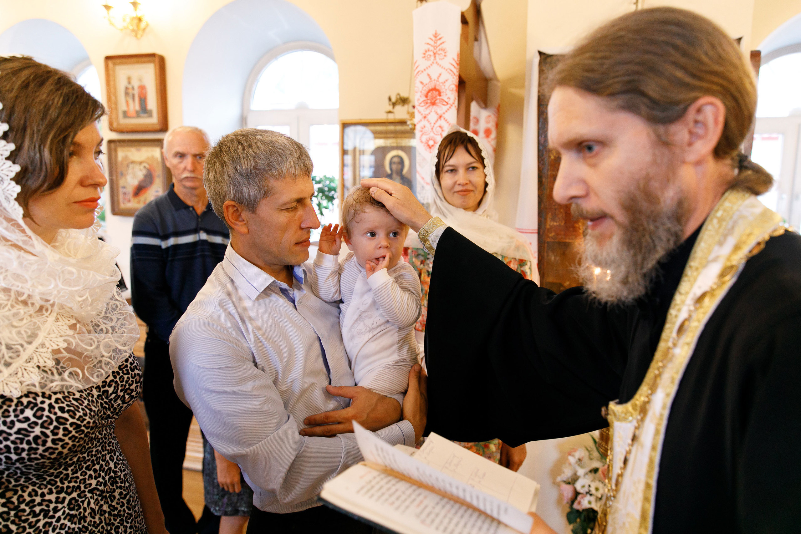 Крещение Игната и Елисея. Свадебный, семейный и школьный фотограф в Сызрани Максим Баталов