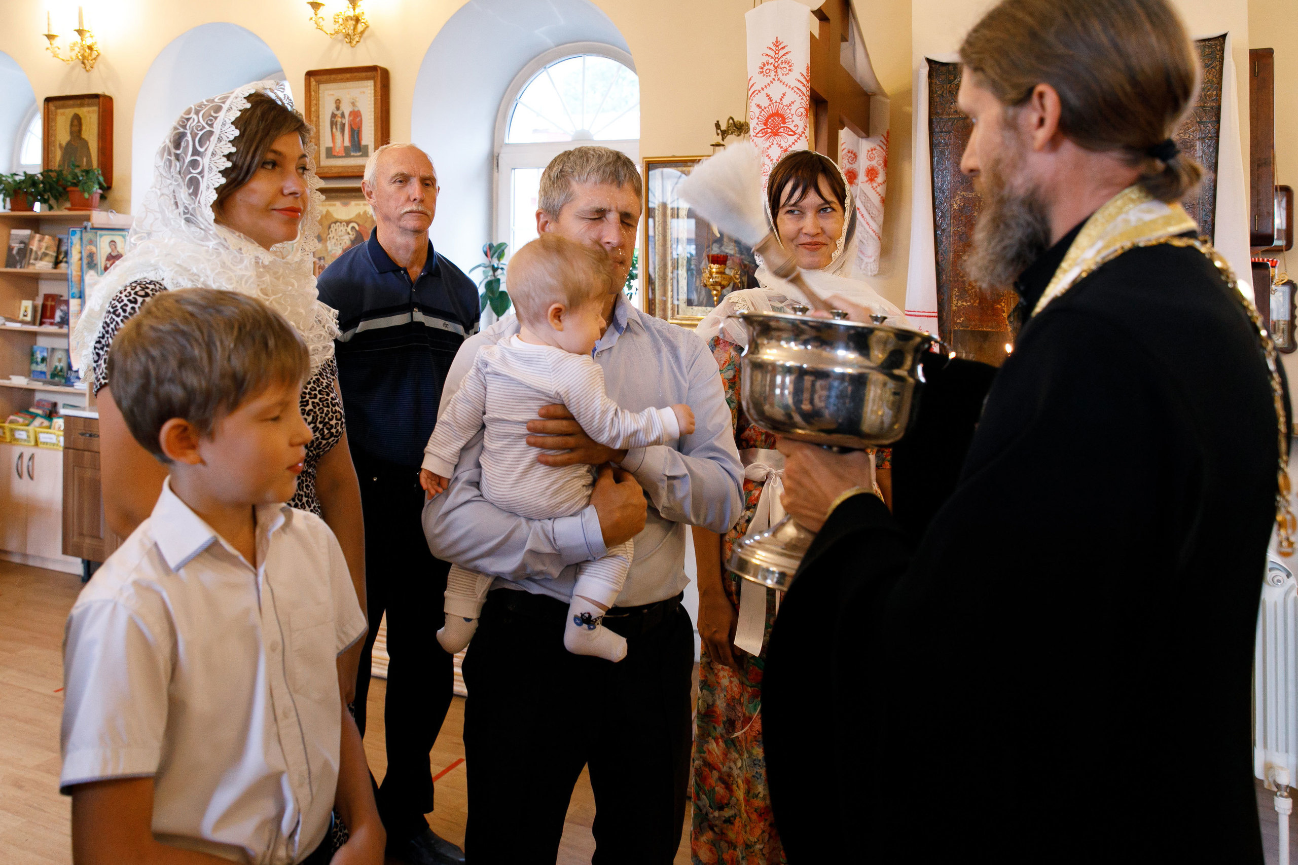 Крещение Игната и Елисея. Свадебный, семейный и школьный фотограф в Сызрани Максим Баталов