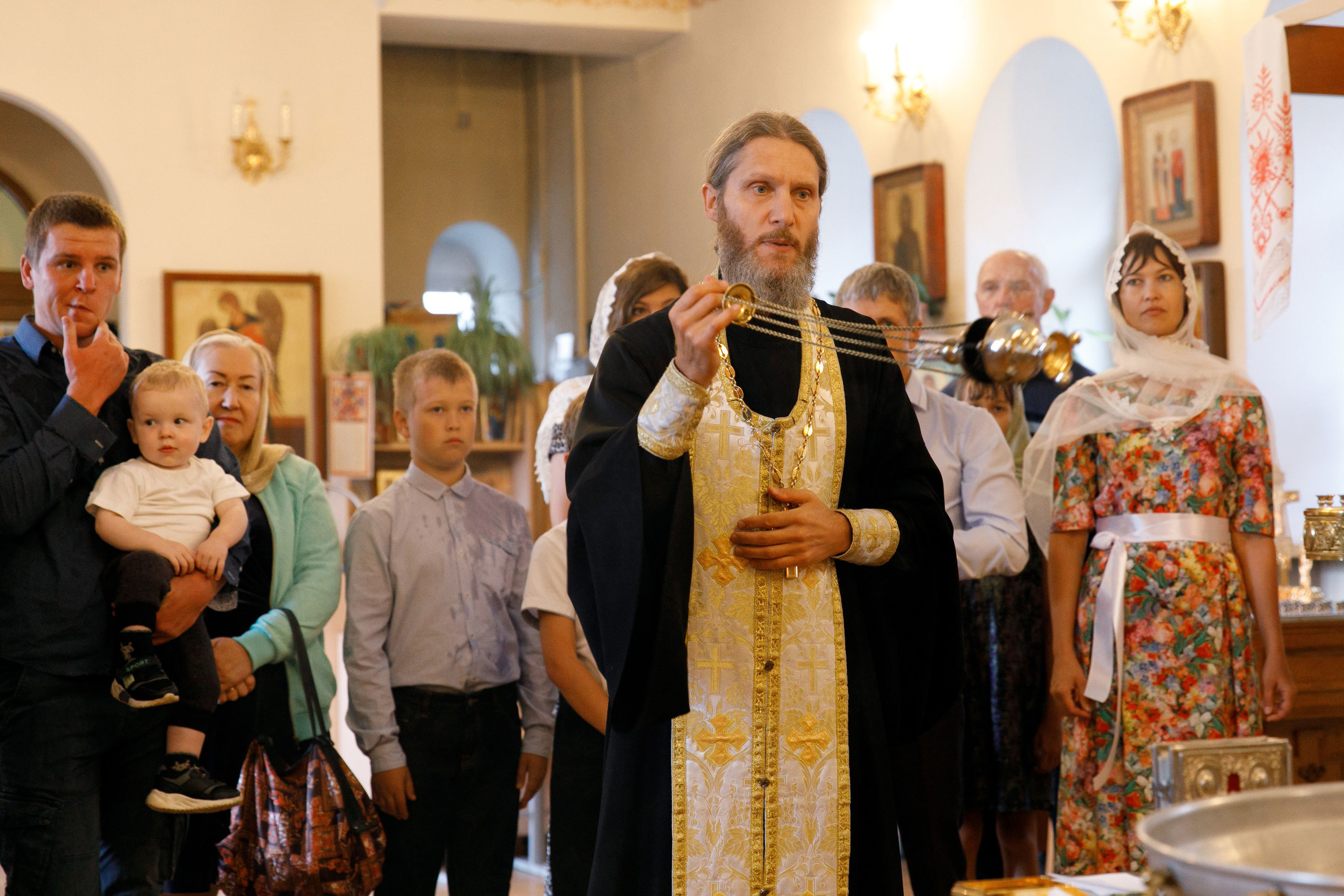 Крещение Игната и Елисея. Свадебный, семейный и школьный фотограф в Сызрани Максим Баталов