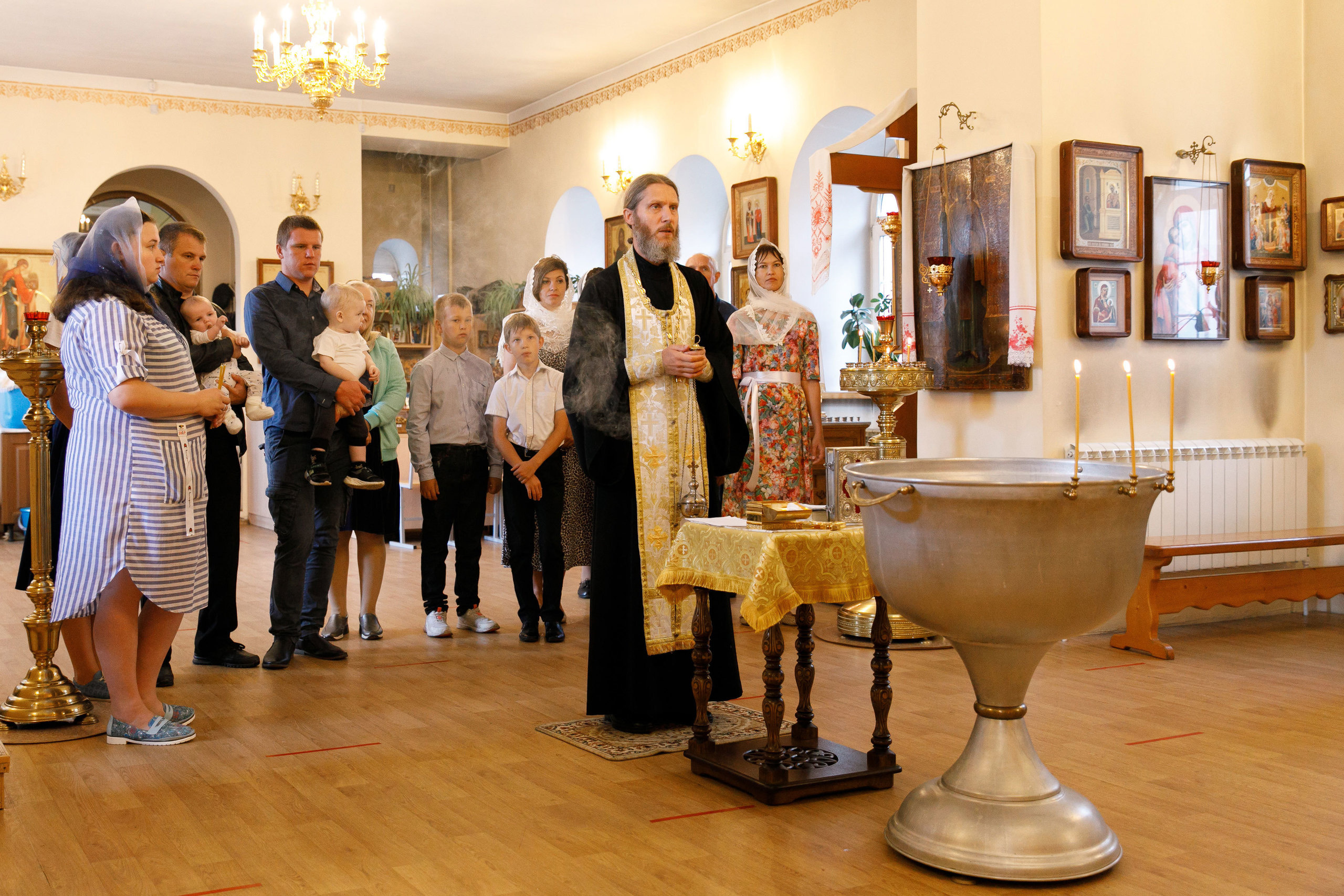 Крещение Игната и Елисея. Свадебный, семейный и школьный фотограф в Сызрани Максим Баталов