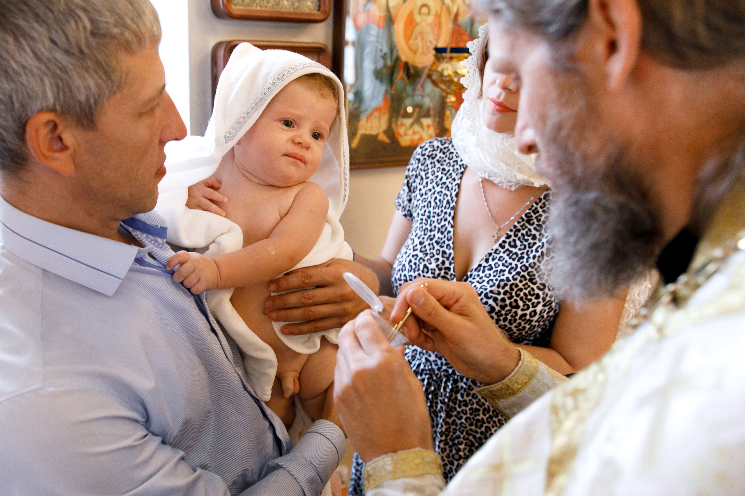 Крещение Игната и Елисея. Свадебный, семейный и школьный фотограф в Сызрани Максим Баталов