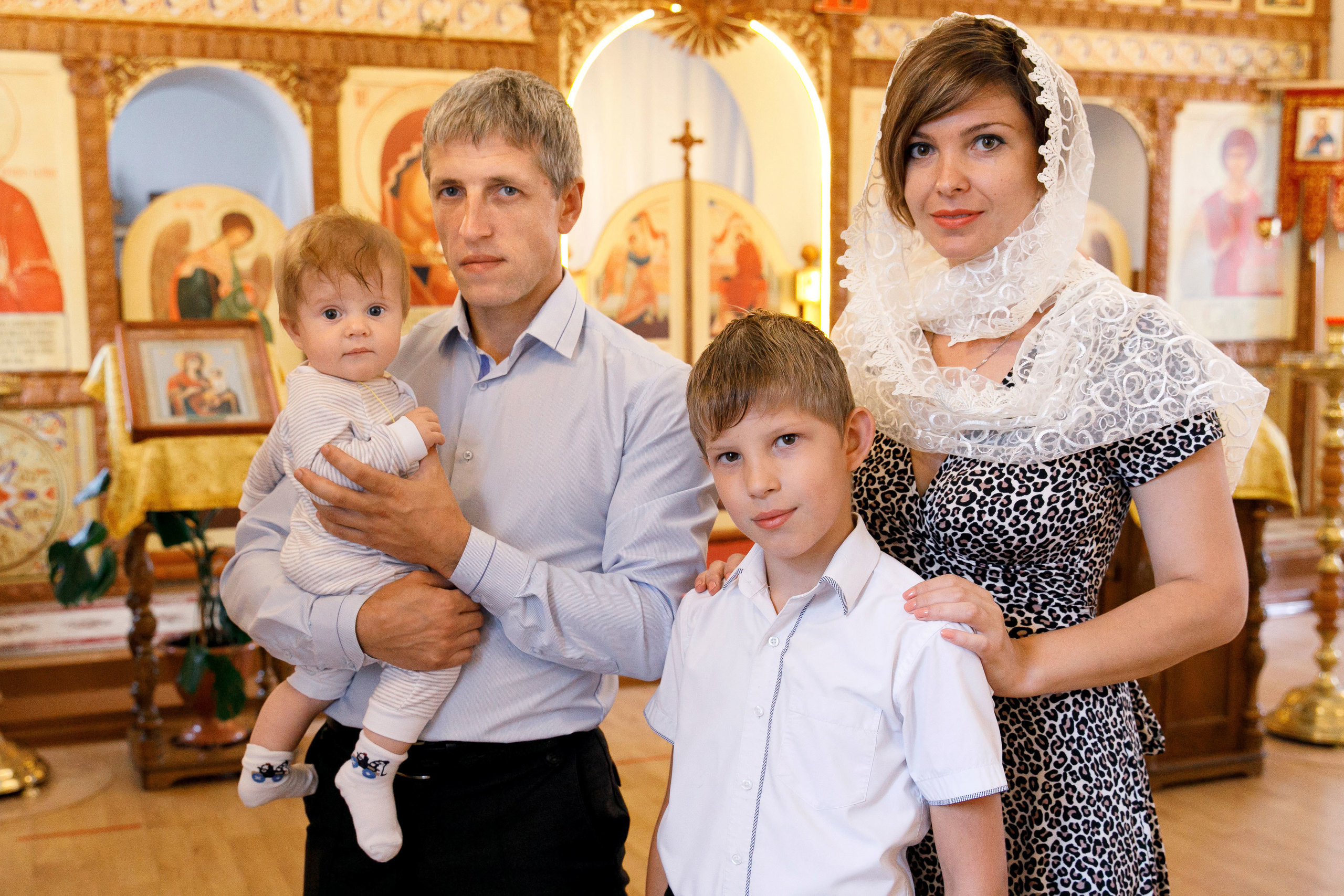 Крещение Игната и Елисея. Свадебный, семейный и школьный фотограф в Сызрани Максим Баталов