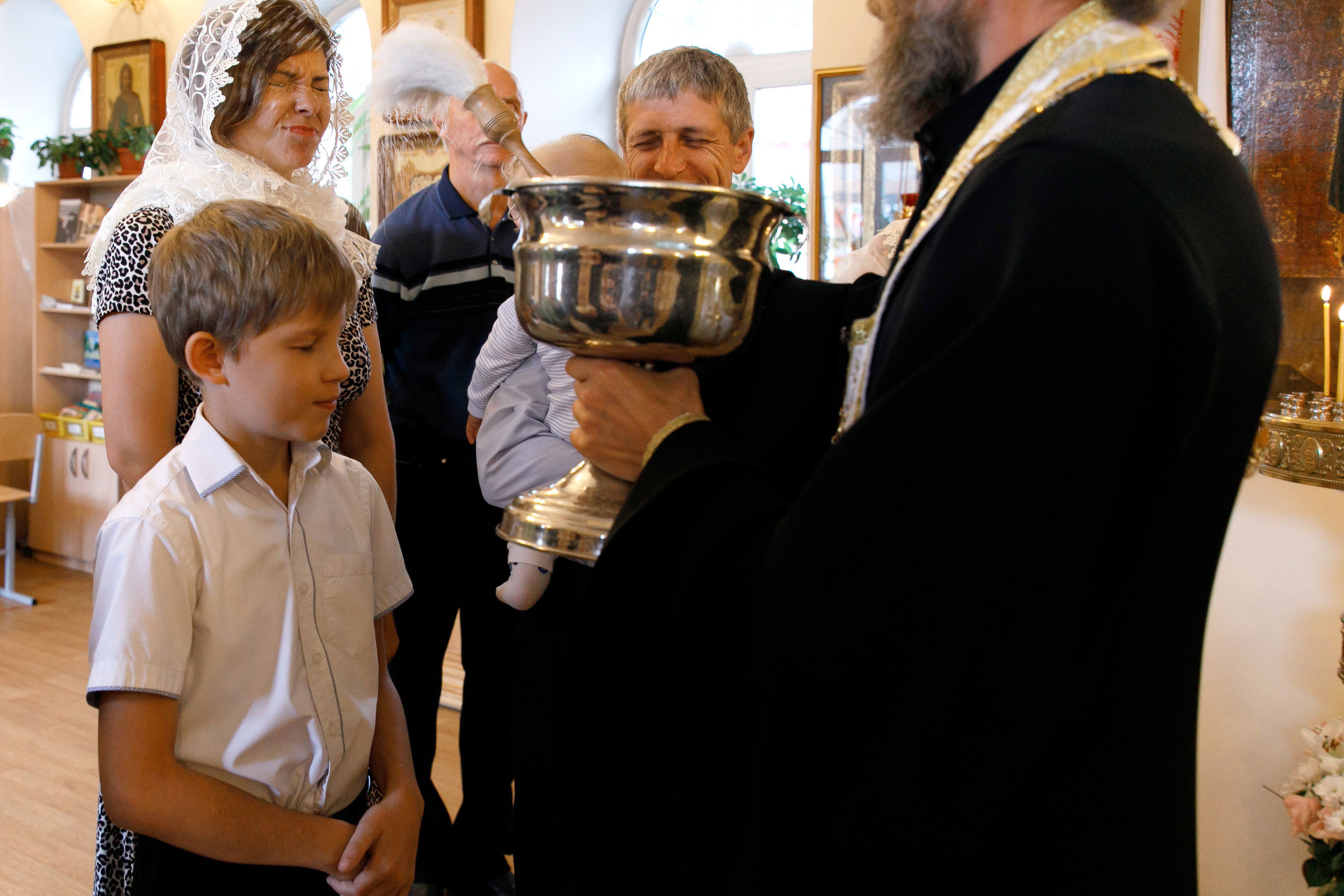 Крещение Игната и Елисея. Свадебный, семейный и школьный фотограф в Сызрани Максим Баталов