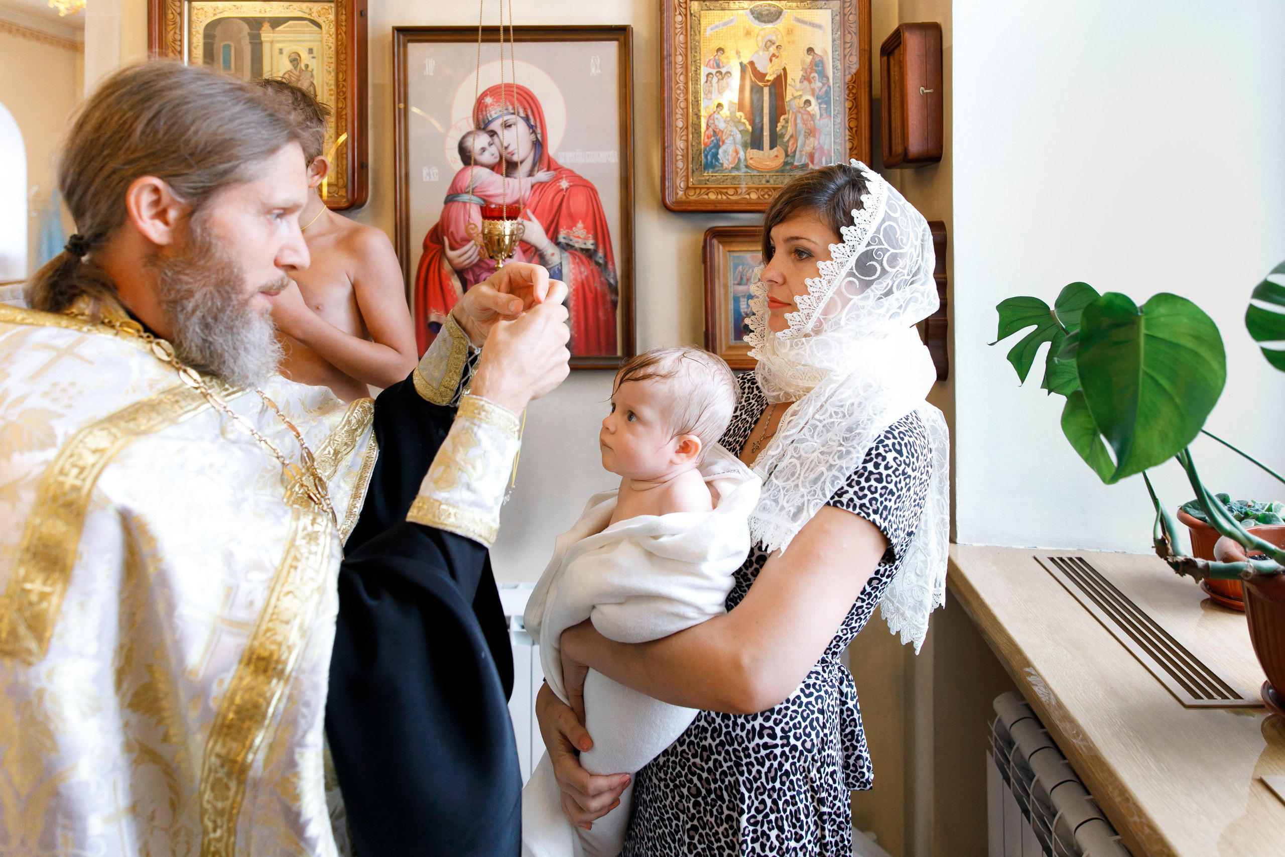 Крещение Игната и Елисея. Свадебный, семейный и школьный фотограф в Сызрани Максим Баталов