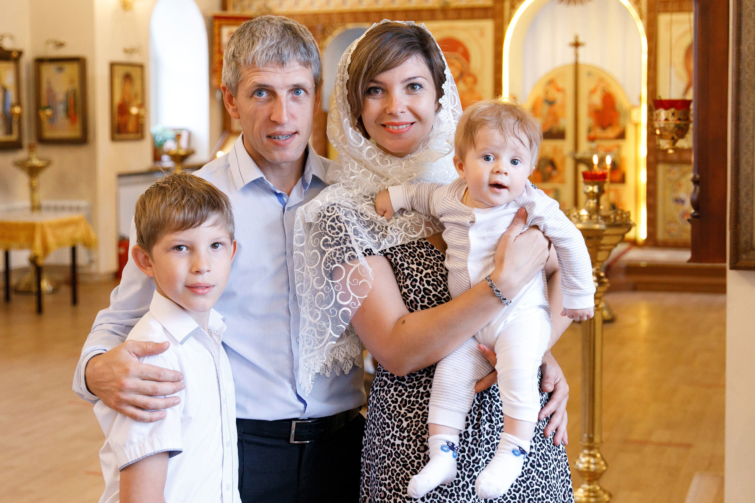 Крещение Игната и Елисея. Свадебный, семейный и школьный фотограф в Сызрани Максим Баталов
