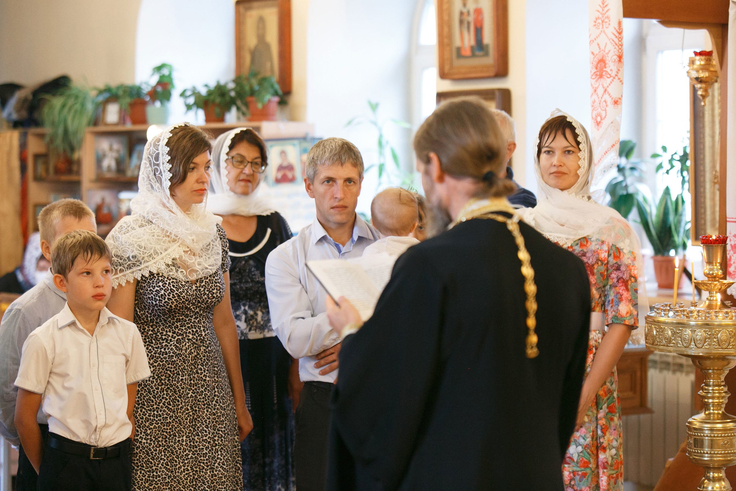 Крещение Игната и Елисея. Свадебный, семейный и школьный фотограф в Сызрани Максим Баталов