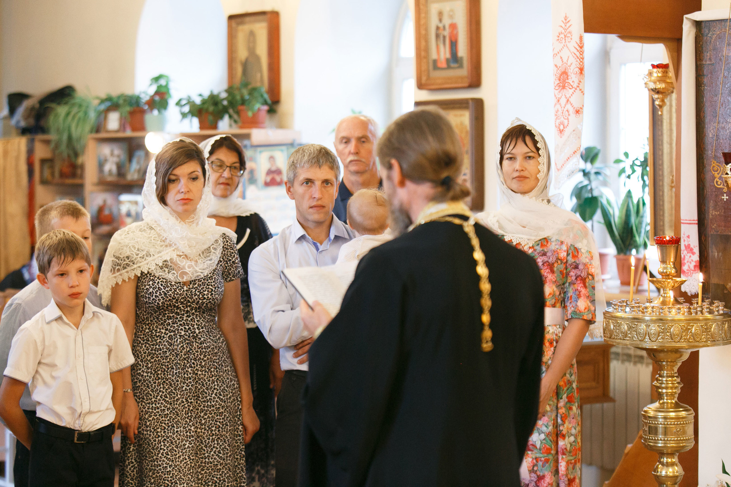 Крещение Игната и Елисея. Свадебный, семейный и школьный фотограф в Сызрани Максим Баталов