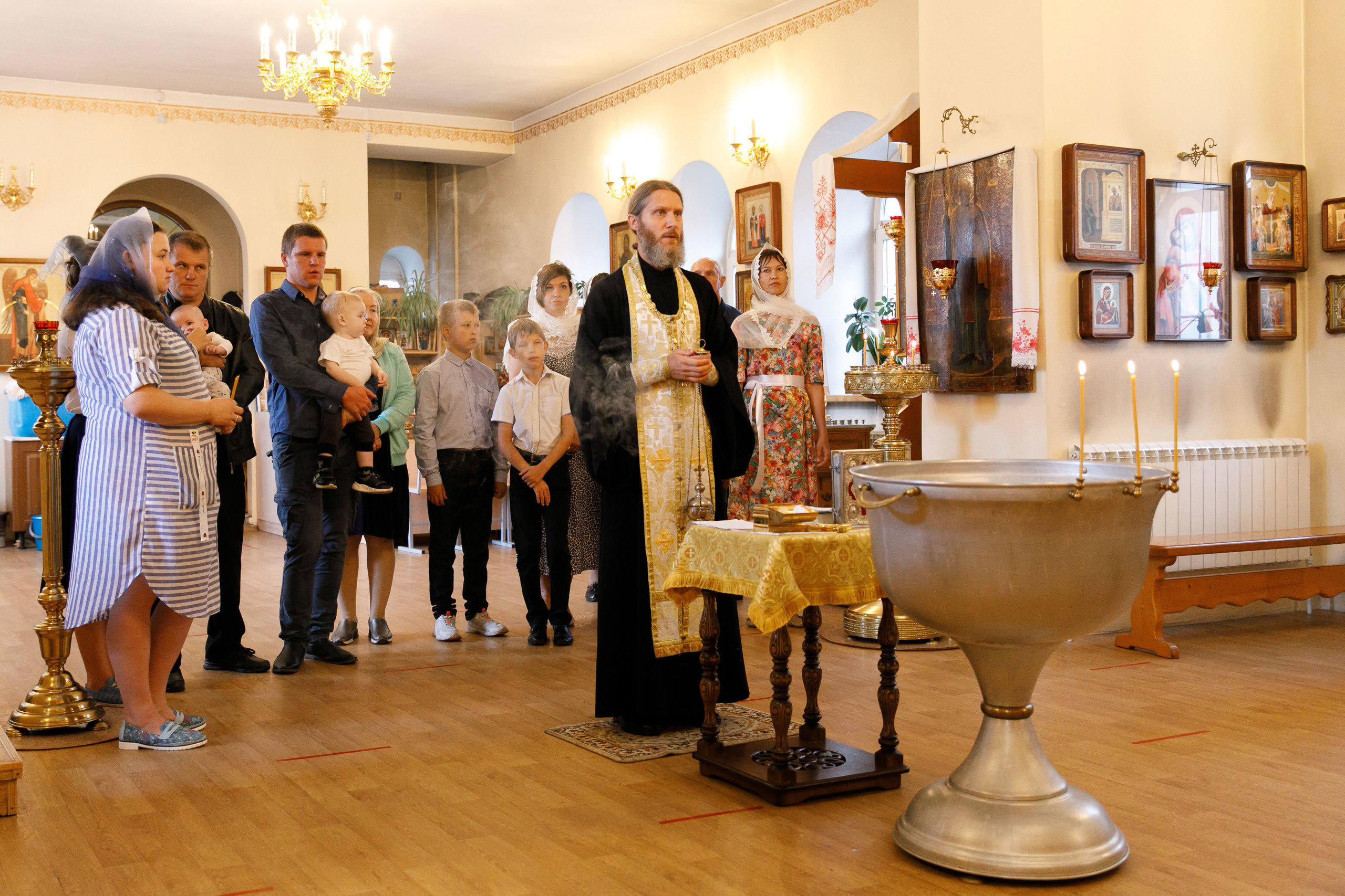 Крещение Игната и Елисея. Свадебный, семейный и школьный фотограф в Сызрани Максим Баталов