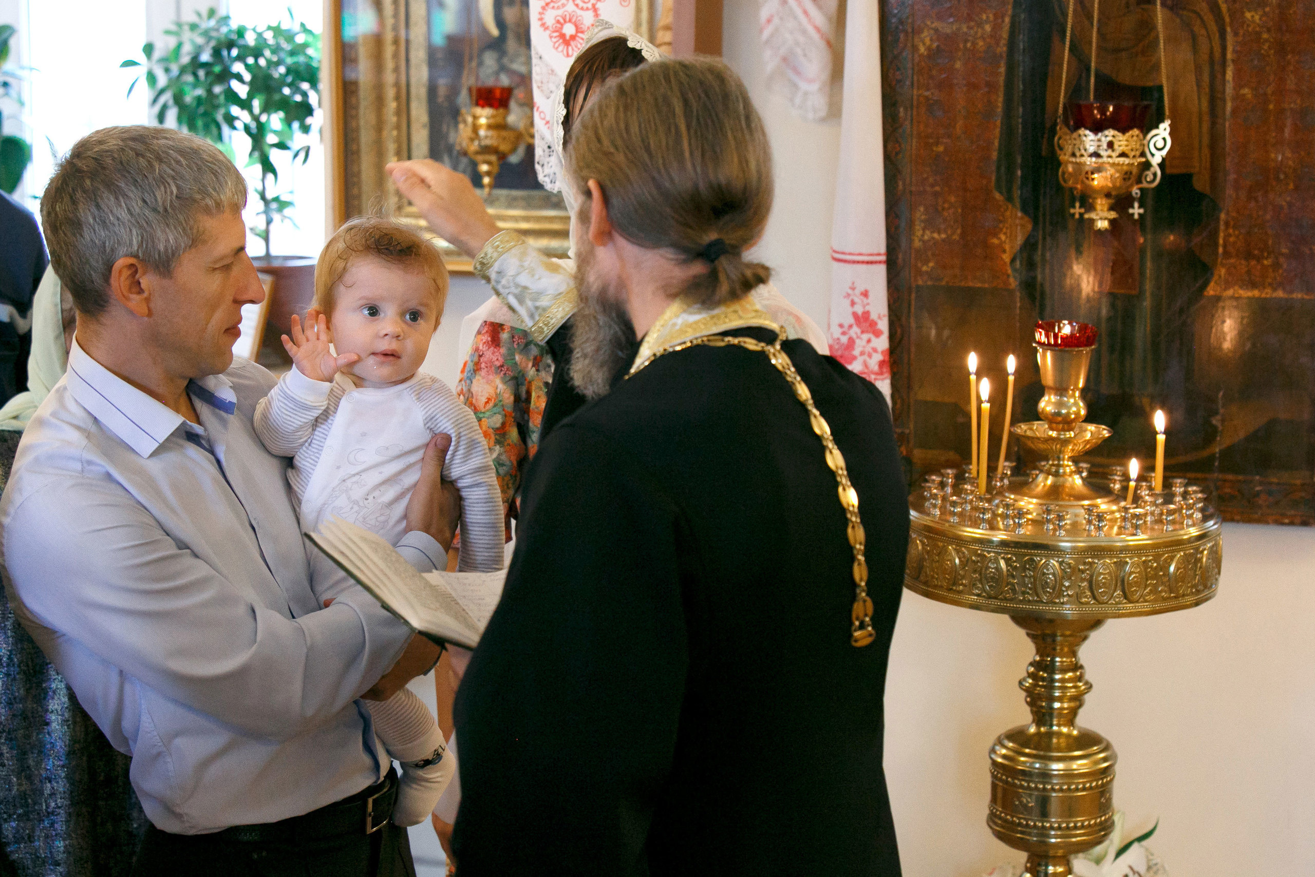Крещение Игната и Елисея. Свадебный, семейный и школьный фотограф в Сызрани Максим Баталов