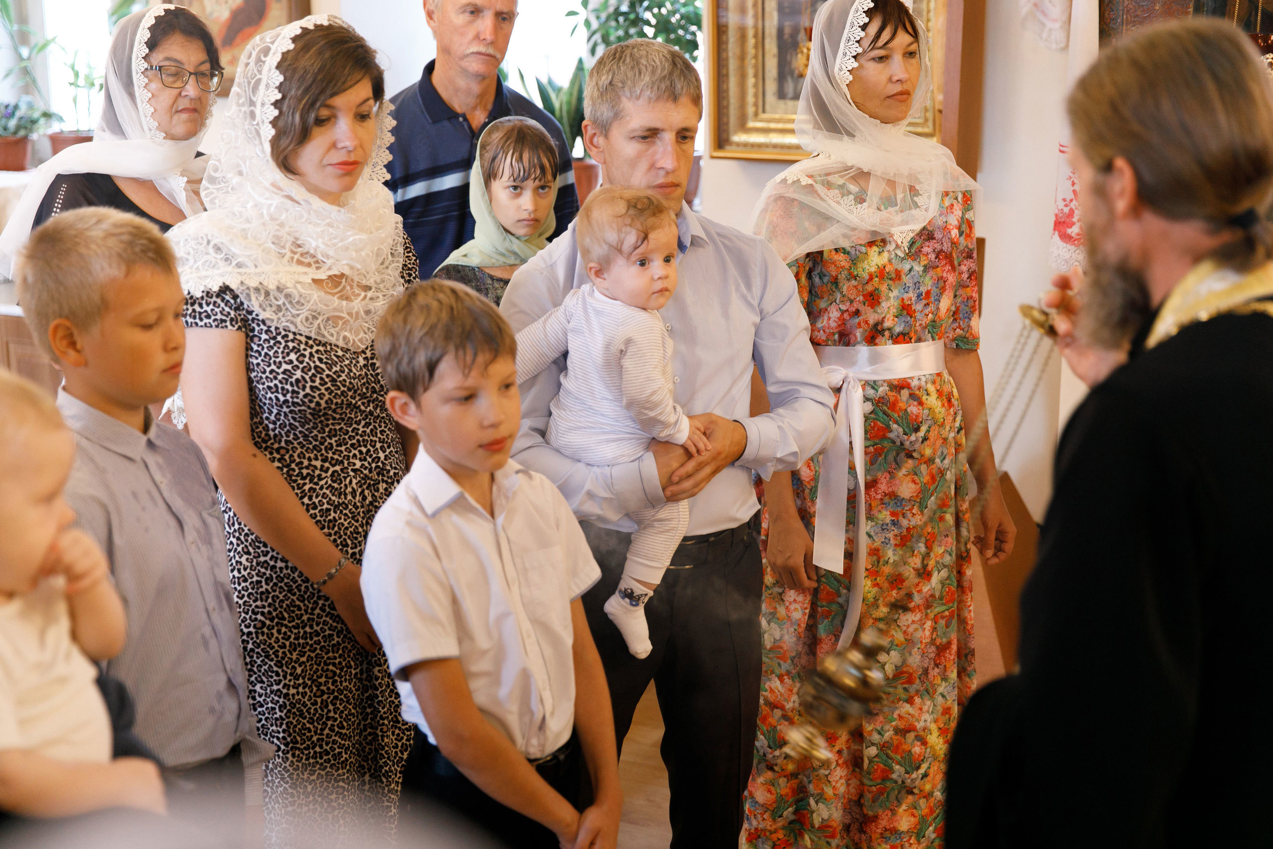 Крещение Игната и Елисея. Свадебный, семейный и школьный фотограф в Сызрани Максим Баталов