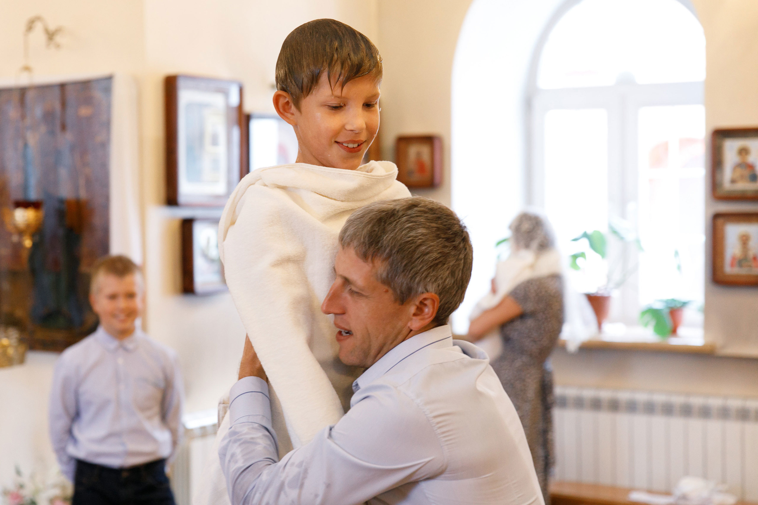 Крещение Игната и Елисея. Свадебный, семейный и школьный фотограф в Сызрани Максим Баталов