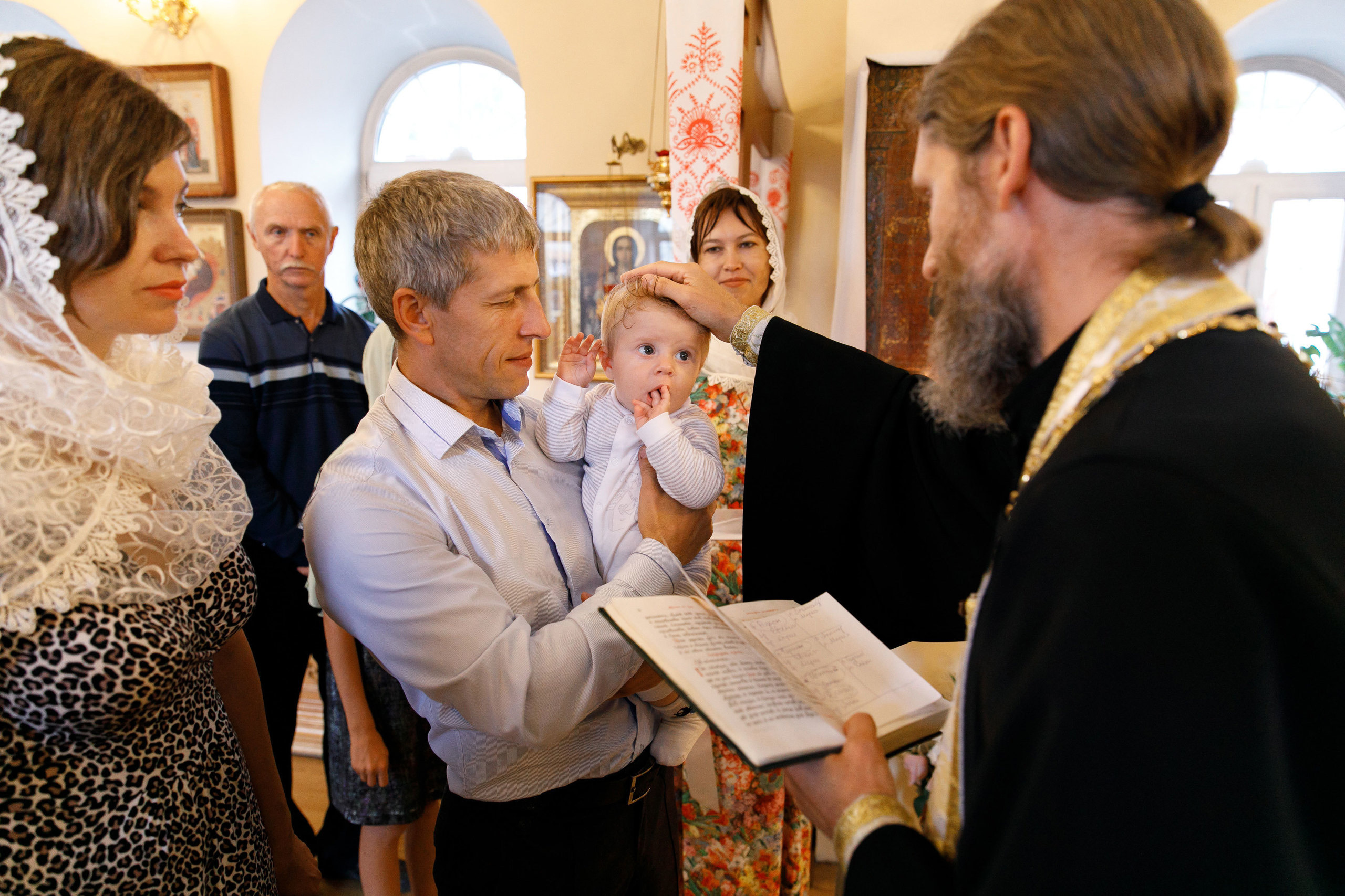 Крещение Игната и Елисея. Свадебный, семейный и школьный фотограф в Сызрани Максим Баталов