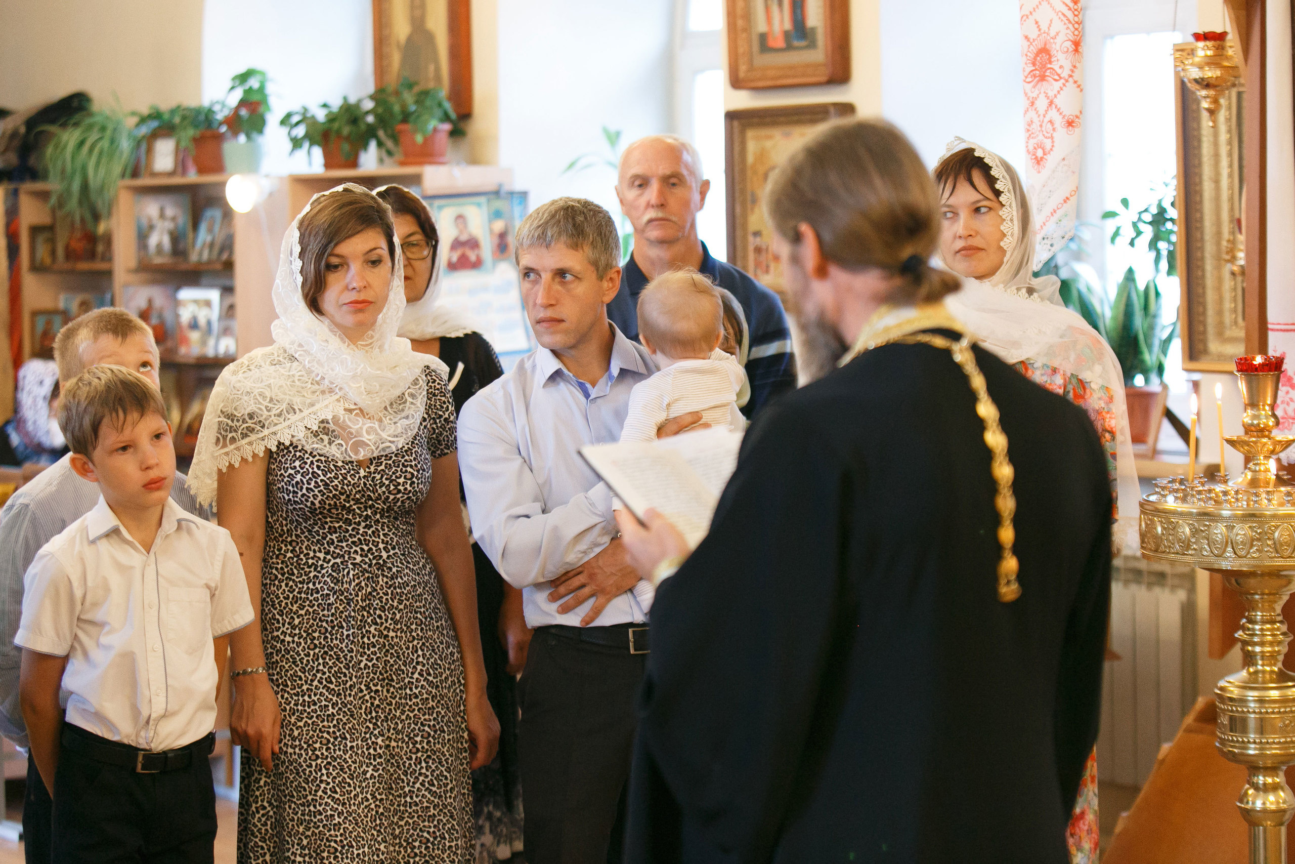 Крещение Игната и Елисея. Свадебный, семейный и школьный фотограф в Сызрани Максим Баталов