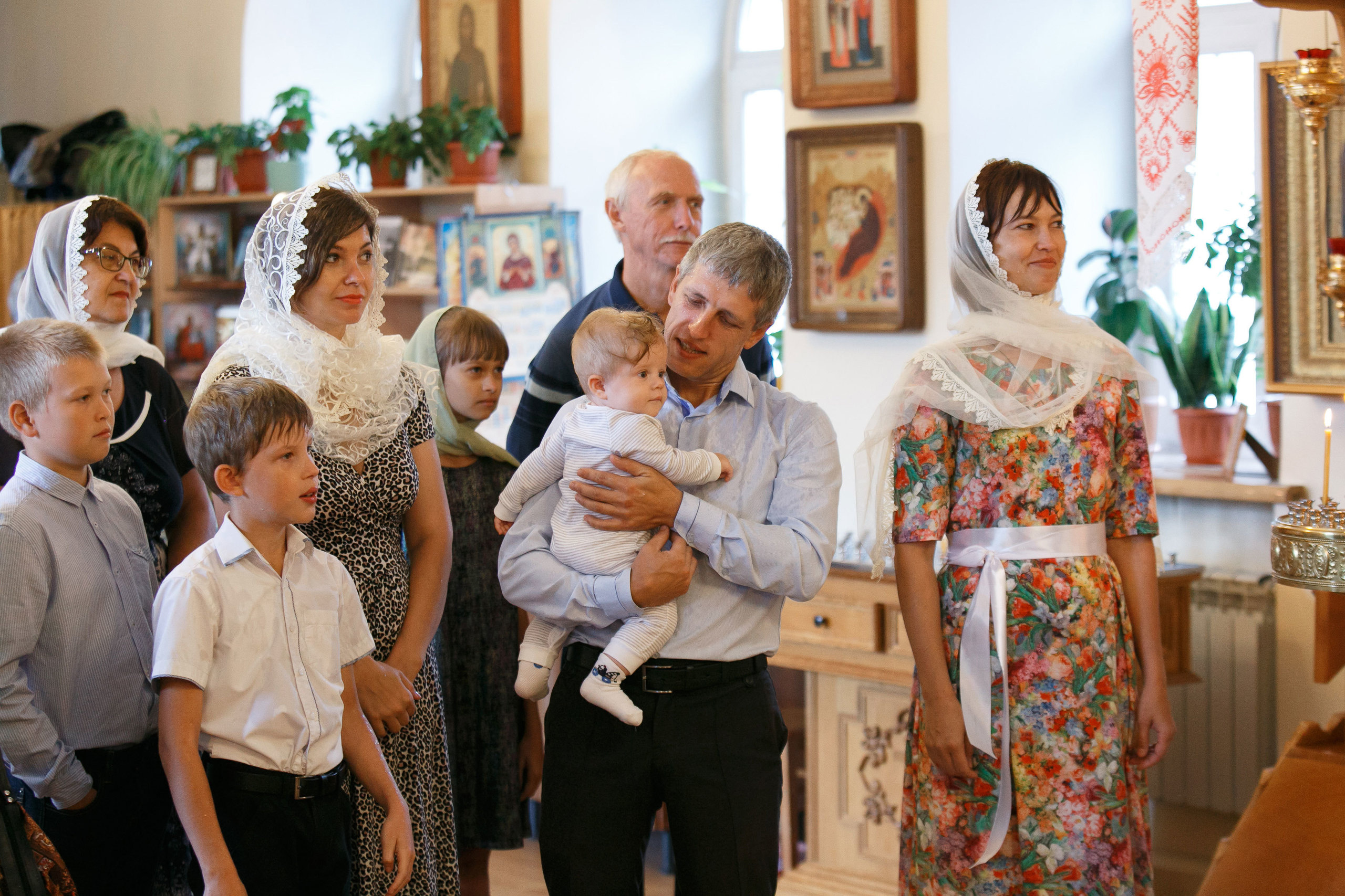 Крещение Игната и Елисея. Свадебный, семейный и школьный фотограф в Сызрани Максим Баталов