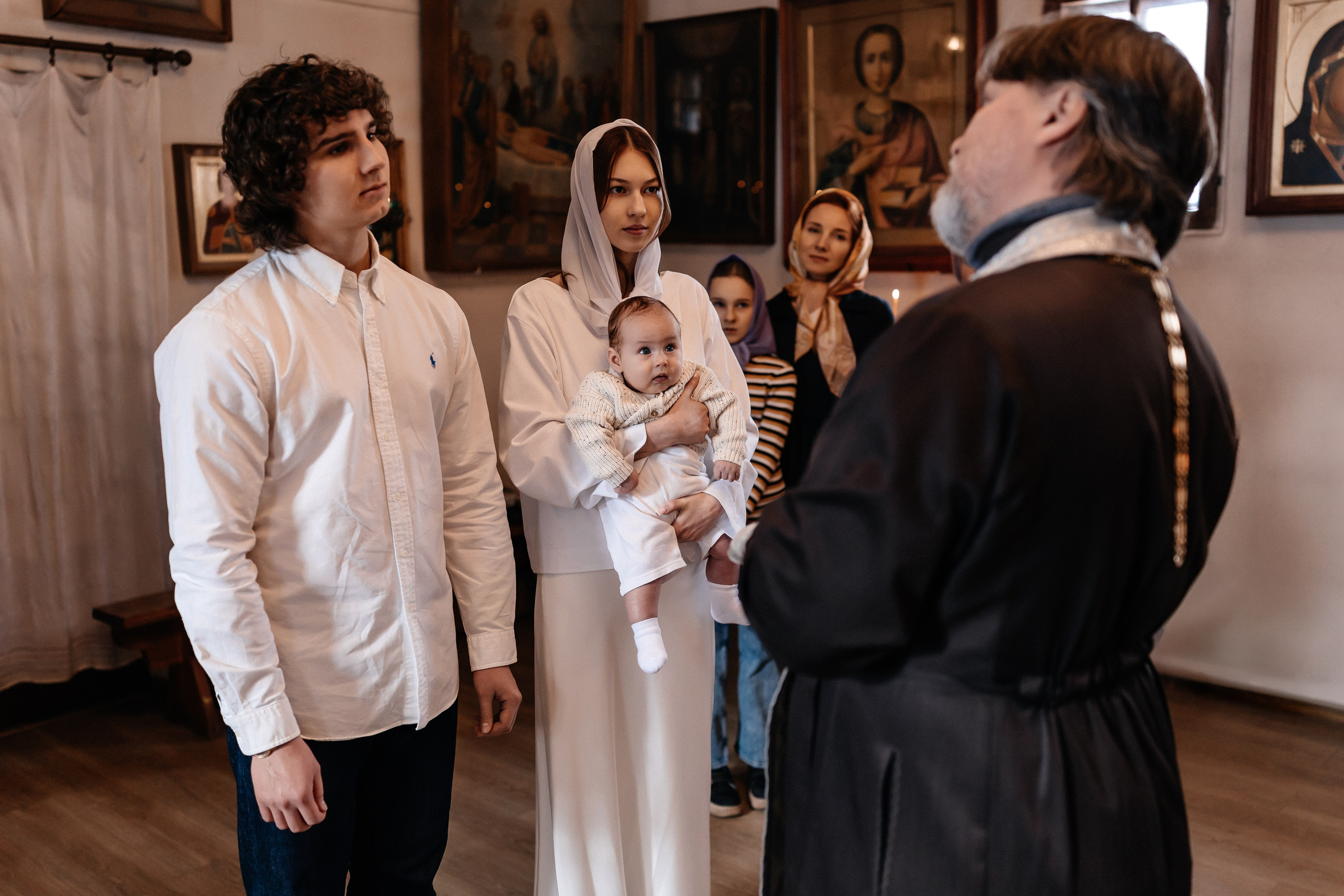 Крещение Артема. Семейный фотограф Минск Усова Ольга