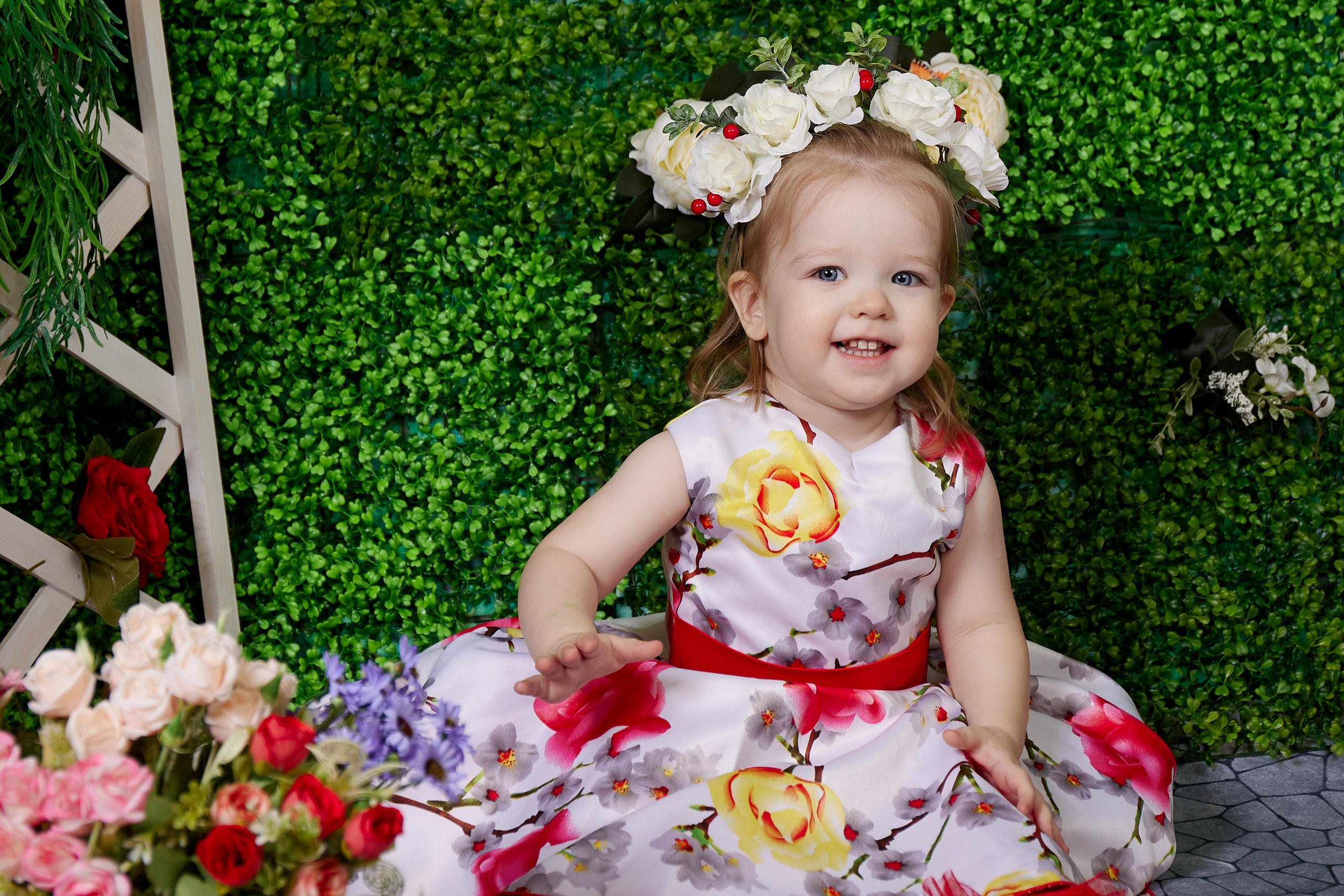 Цветы для мамы. Детская выездная фотостудия