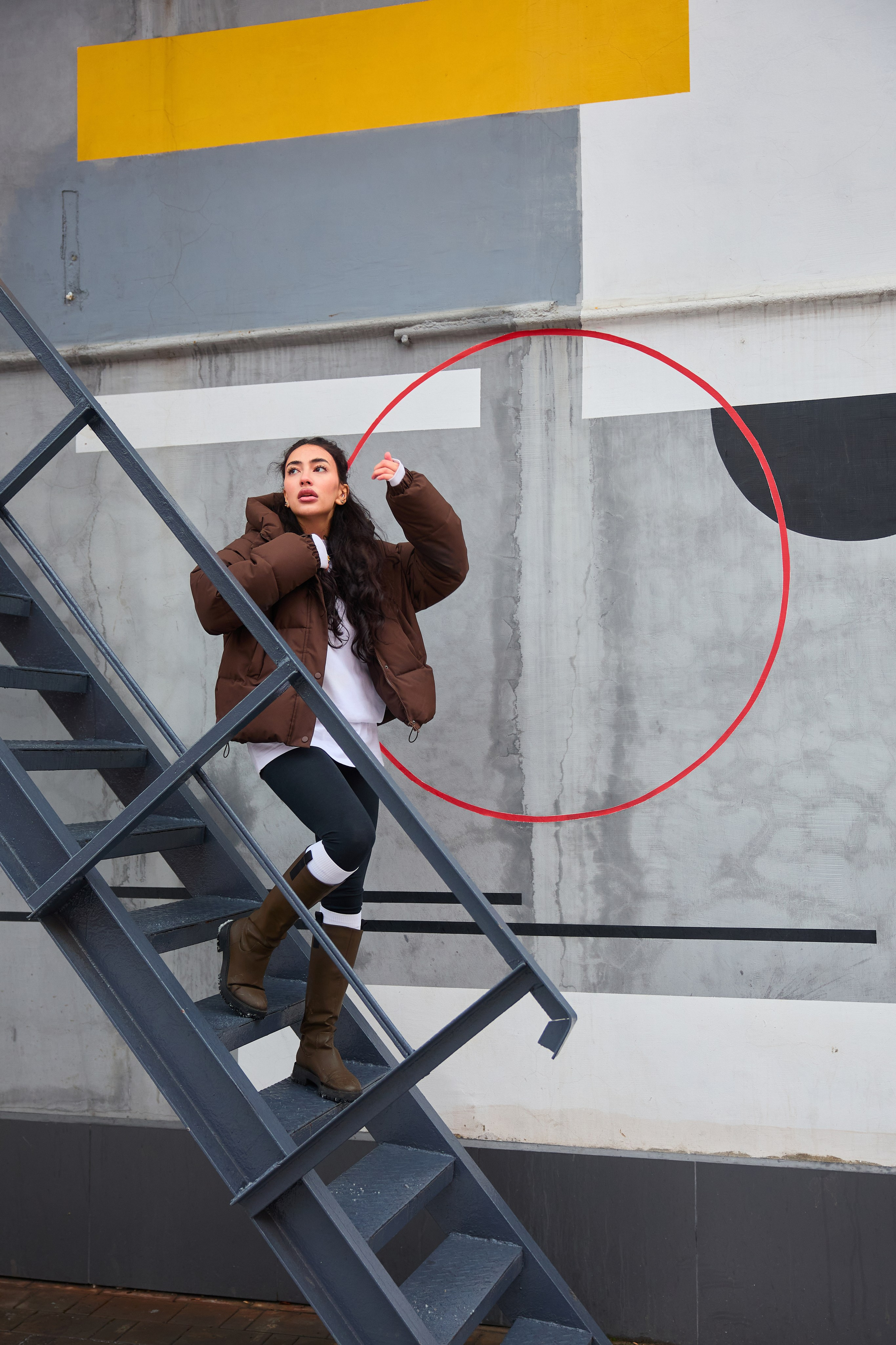 Зимняя уличная фотоессия. Фотограф Москва Карпова Евгения