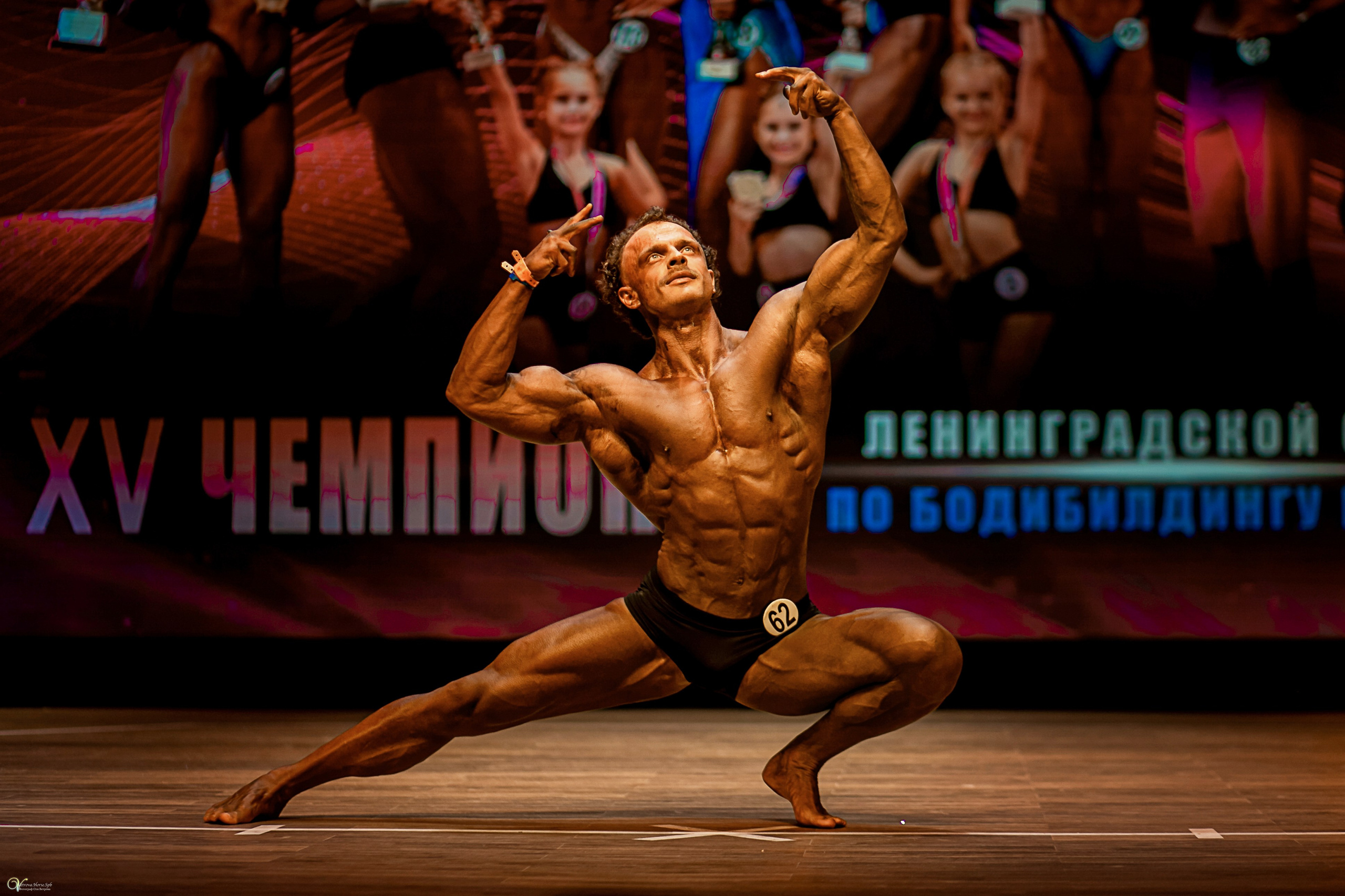 Съемка чемпионата по бодибилдингу. Фотограф женский и мужской портрет Санкт-Петербург