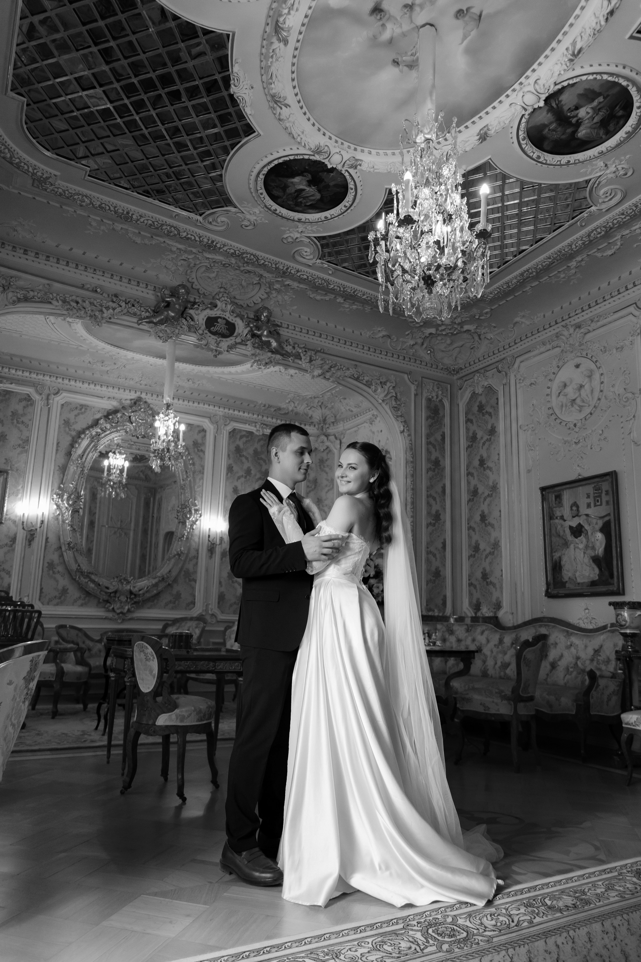 Свадебная фотосессия в Юсуповском дворце. Семейный и свадебный фотограф в Санкт-Петербурге Татьяна Швыкова