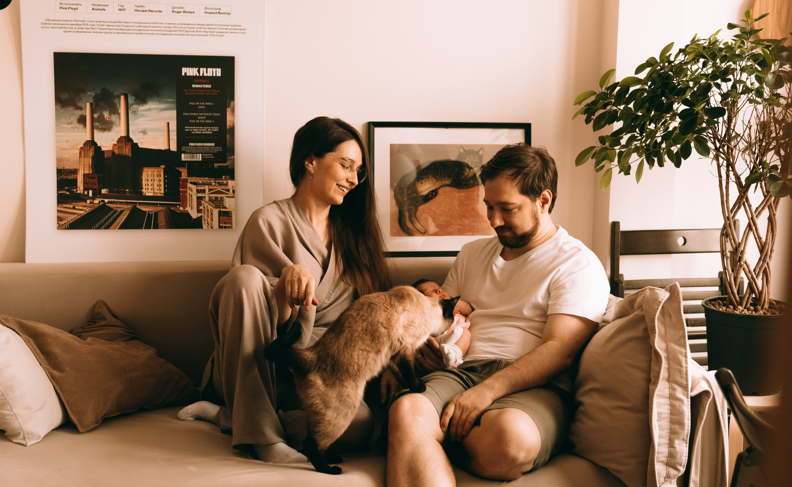 Василисе 1 месяц. Семейный, ньюборн фотограф, фотограф на роды в Москве, Виктория Тюльдюкова