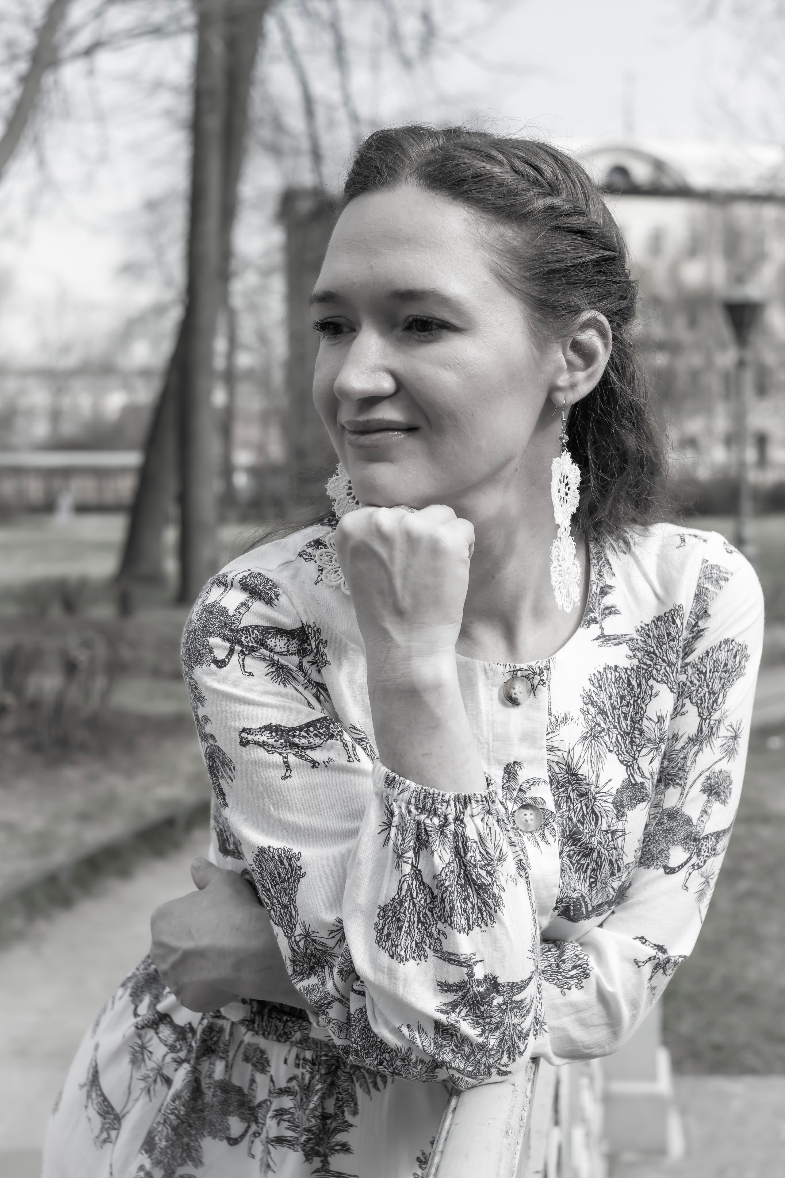 Сад усадьбы Г. Р. Державина (2025). Драчёва Елена портретный фотограф Санкт-Петербург