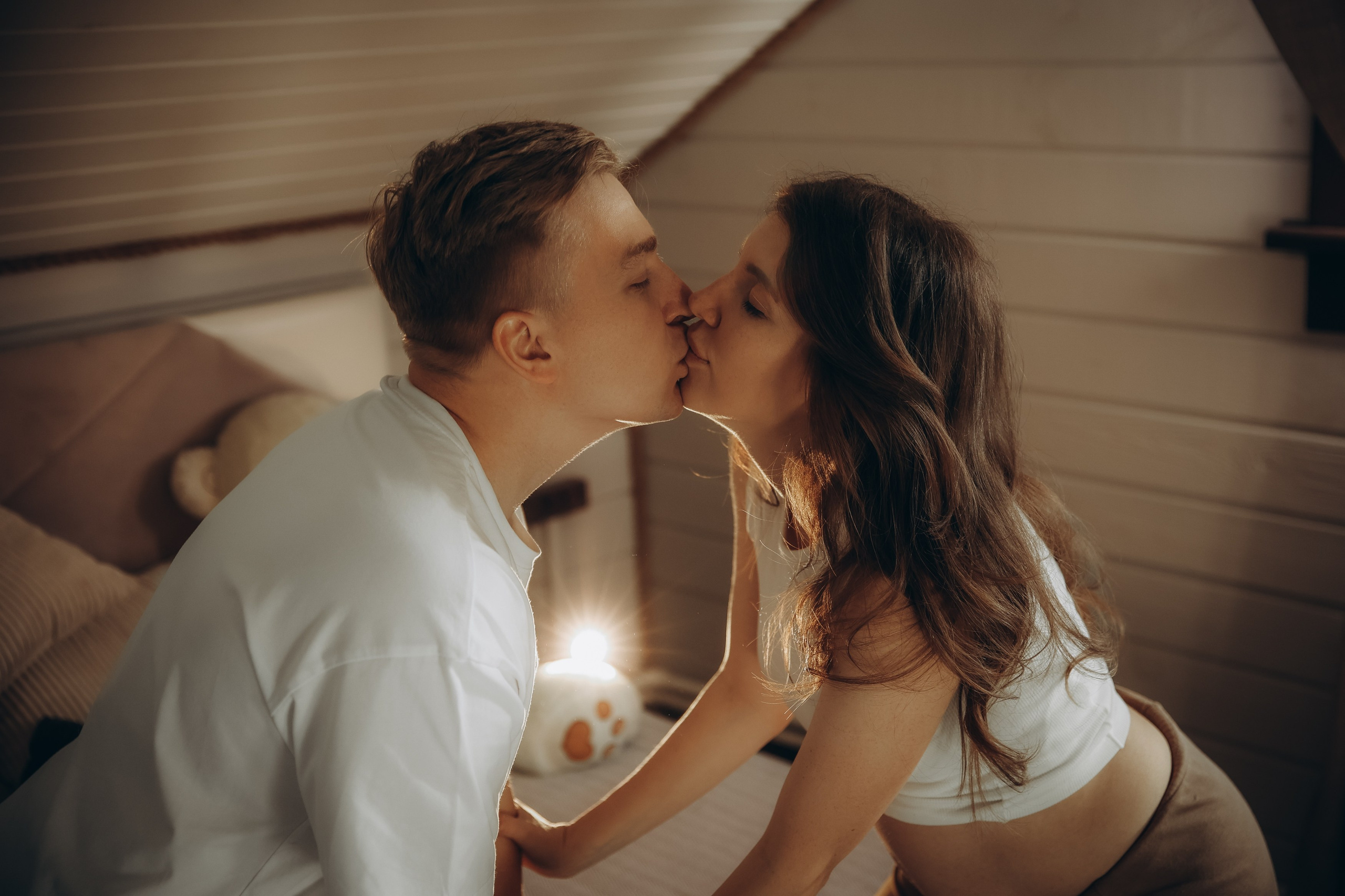 Семейная фотосессия дома Домашняя фотосессия Фотосессия беременности. Фотограф Владимир Москва