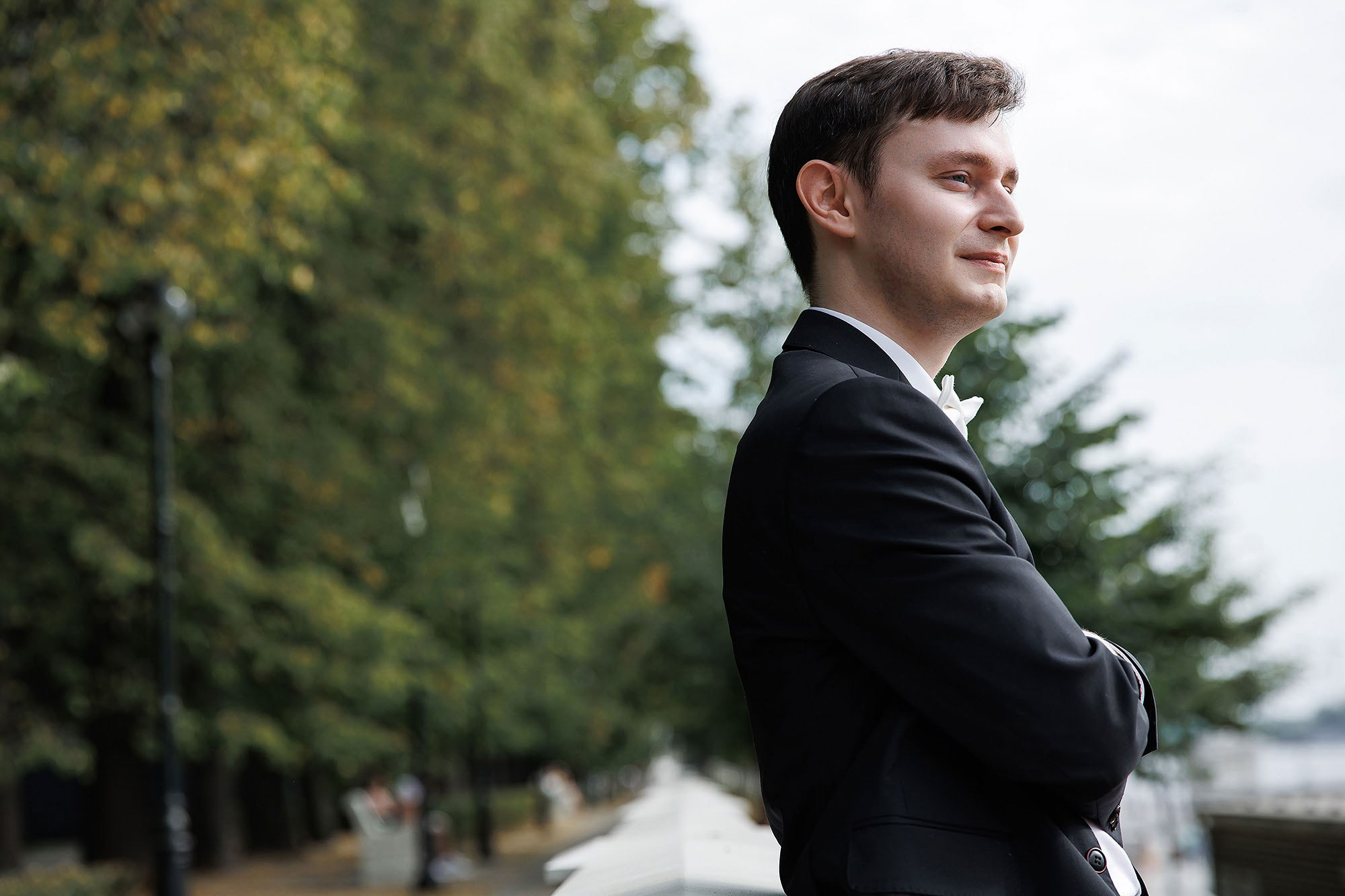 Прогулка, фотосессия жениха и невесты. Свадебная съемка. Фотограф в Москве Валерий Боцман