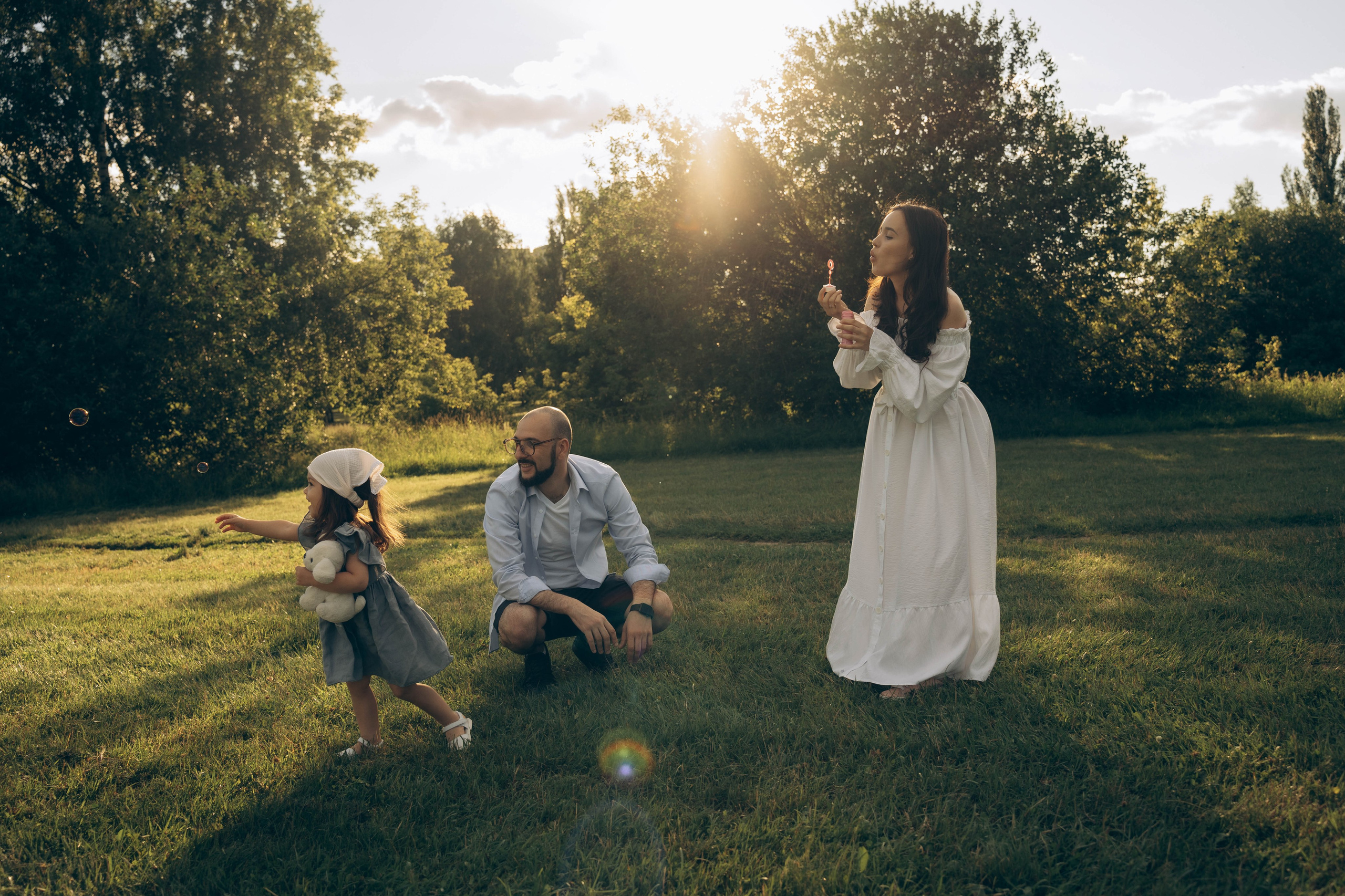 Анастасия, Михаил и малышка Ариана
